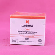 SESDERMA MOISTURIZING FACIAL CREAM NEW C-VIT CAJA DAÑADA