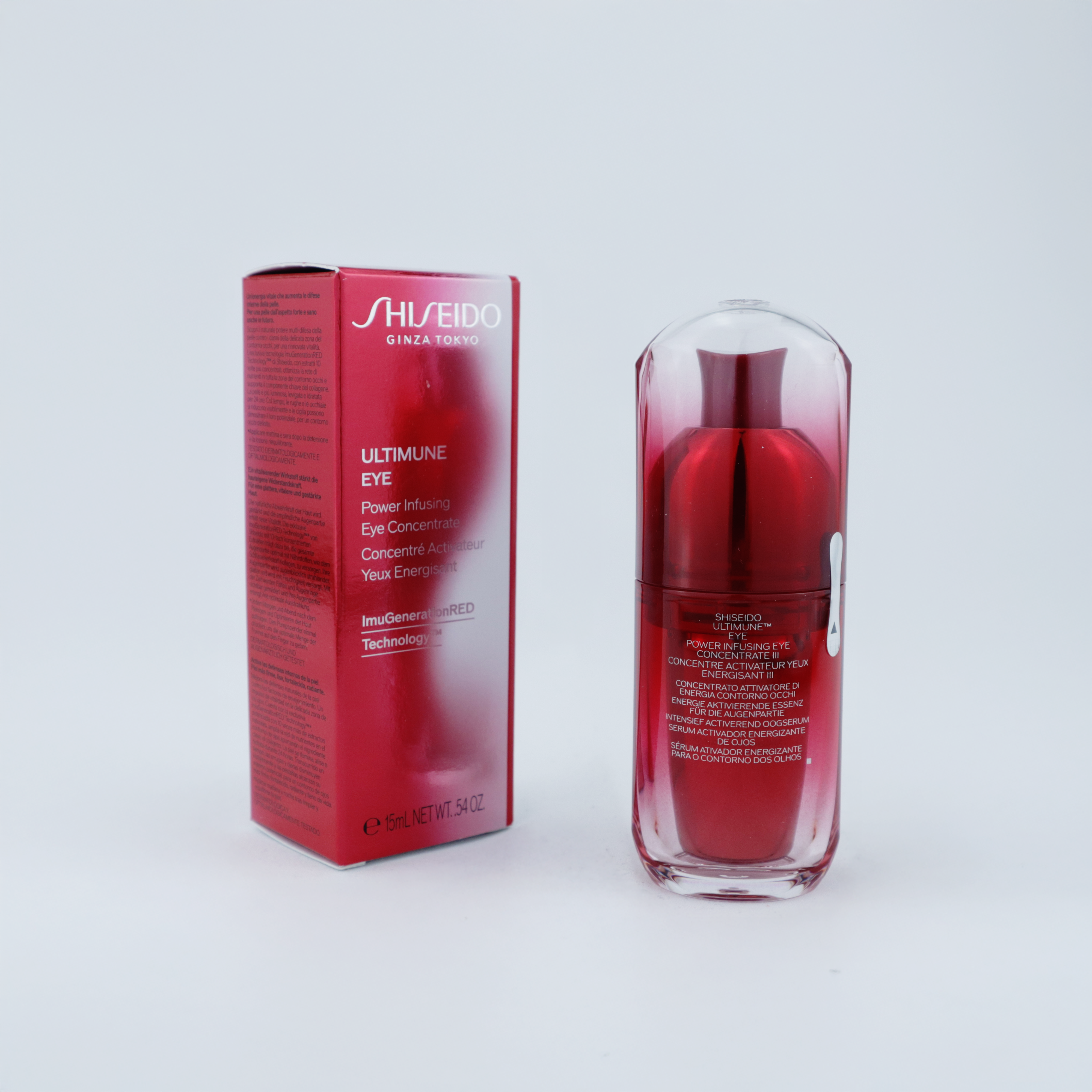 SHISEIDO Ultimune Power Infusing Eye Concentrate 15ml – Defensa y Juventud para tu Mirada