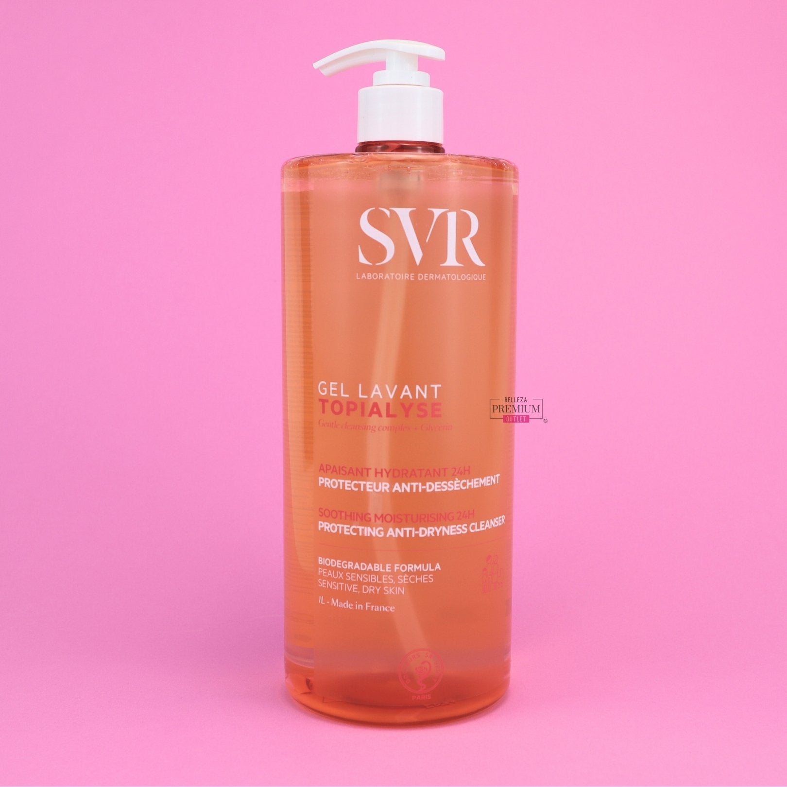 SVR Topialyse Gel Lavant 1000ml – Limpieza Suave y Calmante para Piel Sensible