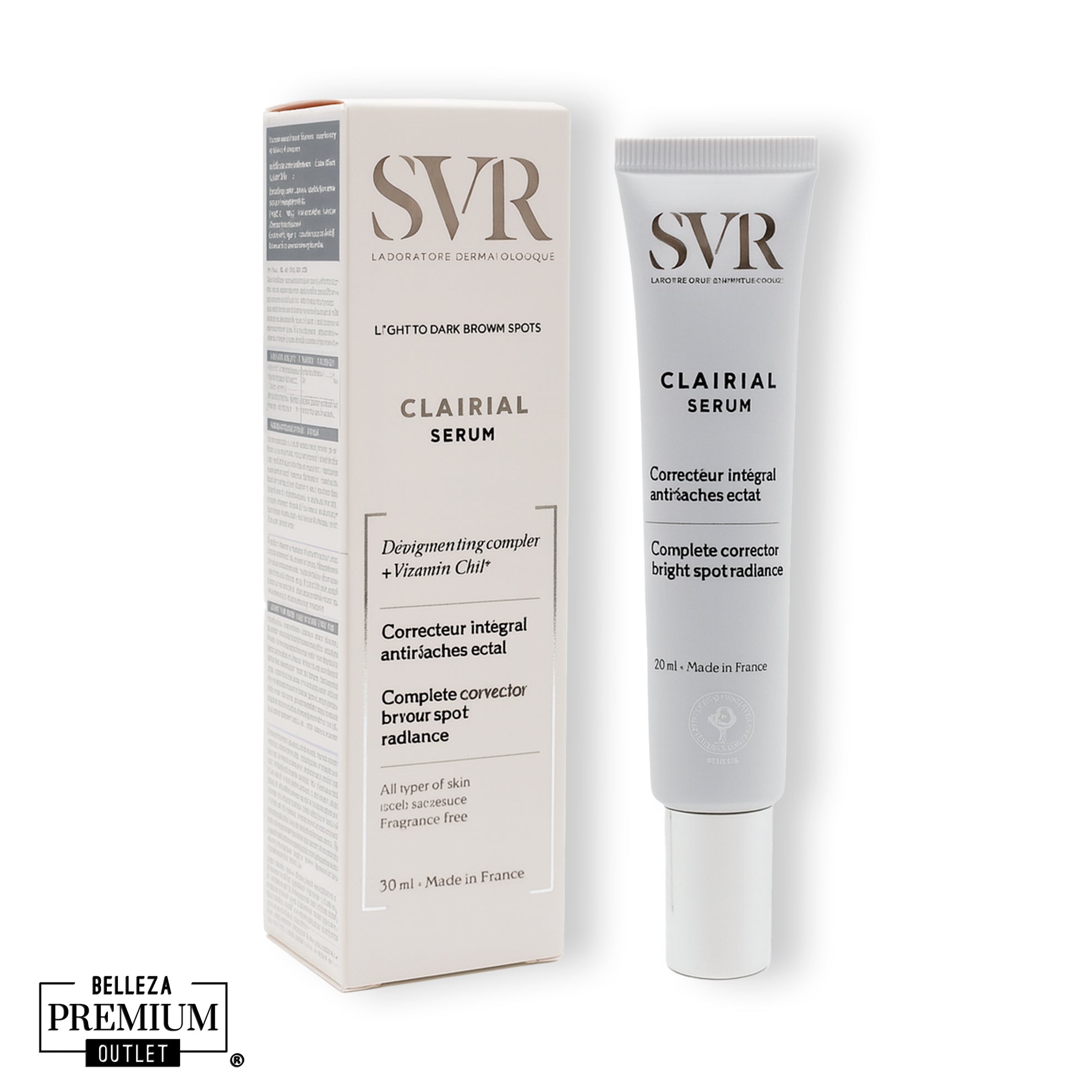 SVR Clairial Serum 30ml: El Poder de la Elegancia para una Piel Radiante