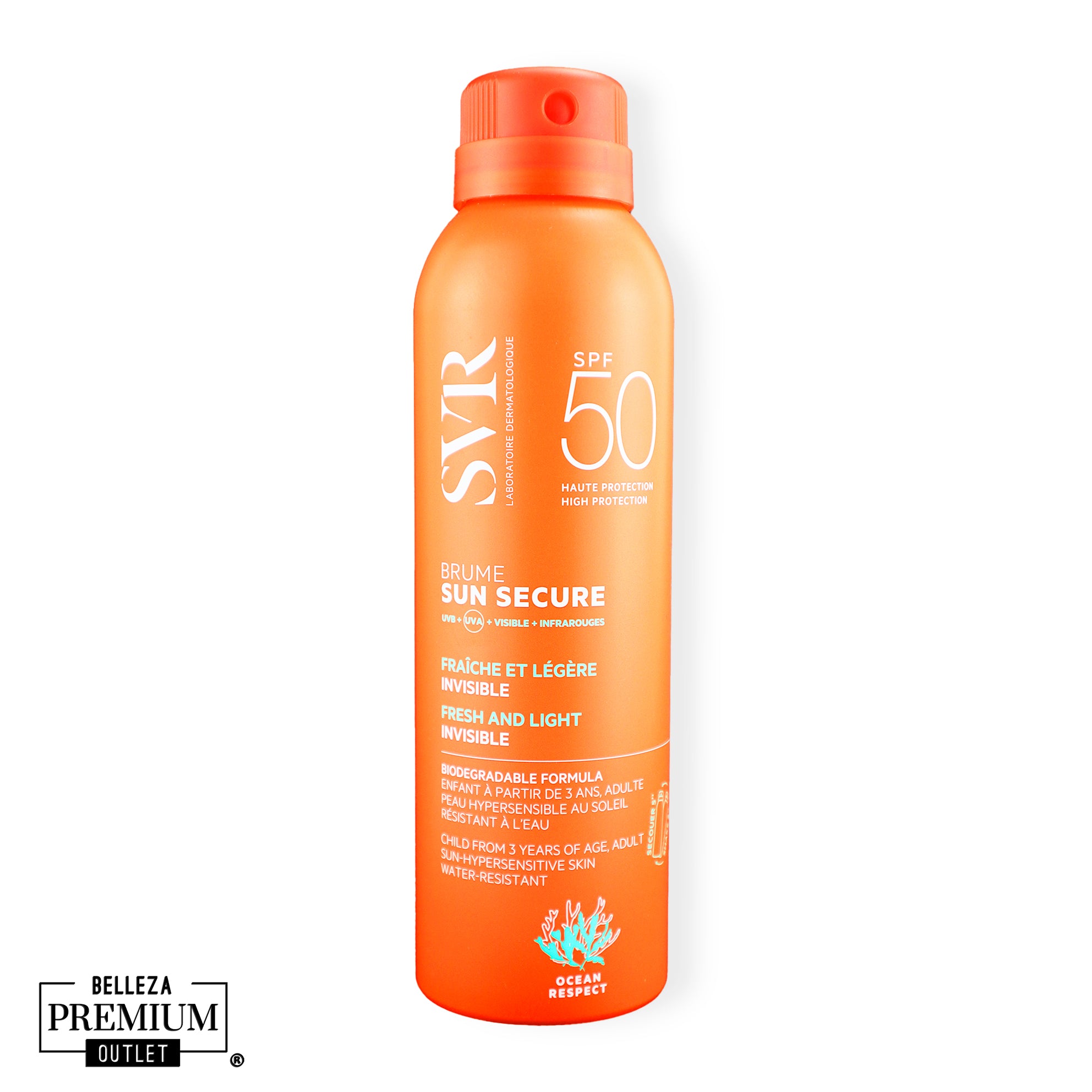 SVR Sun Secure Brume SPF50 – Protección Invisible, Frescura Inmediata y Cuidado Solar Avanzado