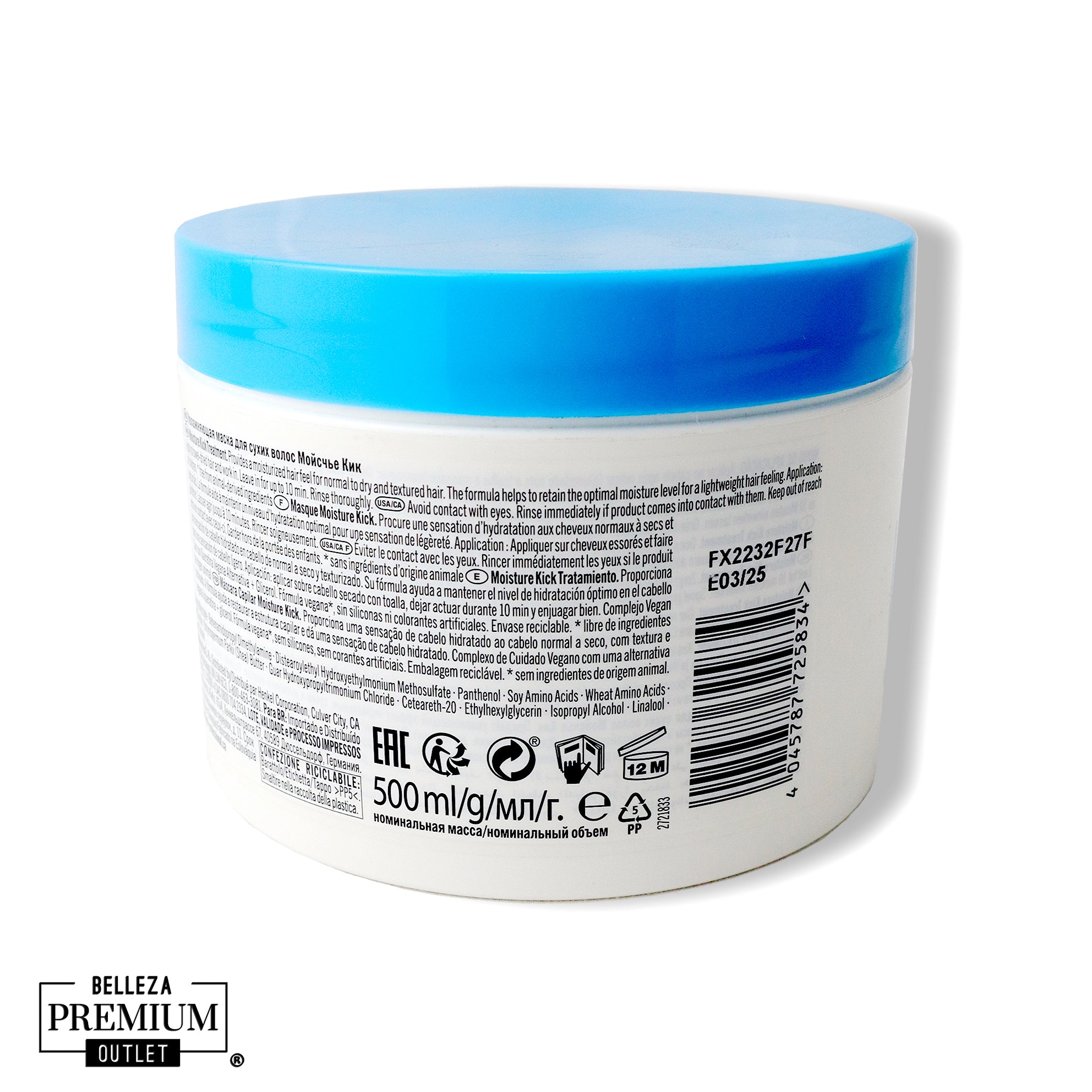 Schwarzkopf Professional BC Moisture Kick Treatment Glycerol 500ml