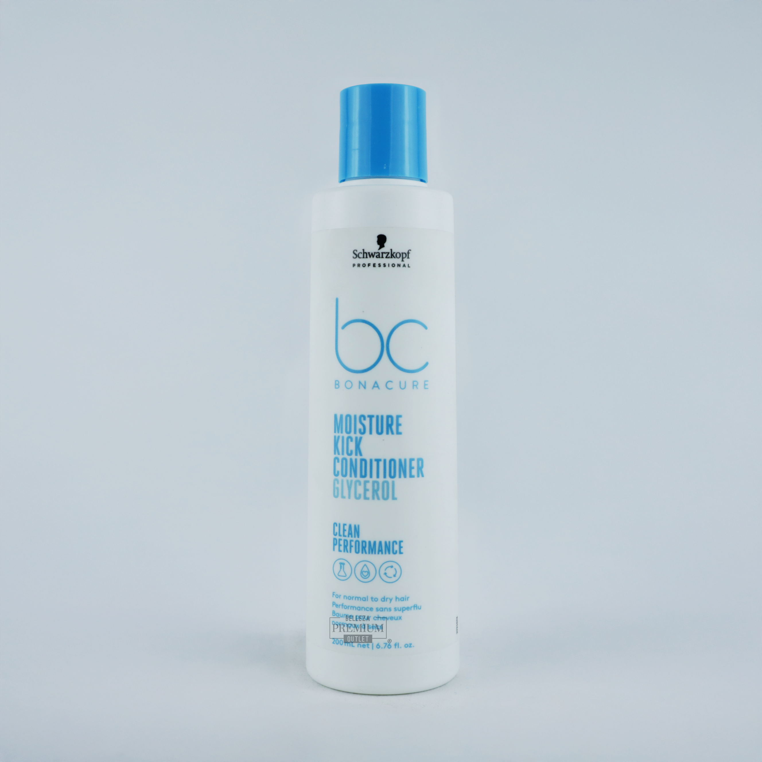 Schwarzkopf Professional BC Moisture Kick Conditioner 200ml – Hidratación Intensa y Cabello Suave y Sedoso