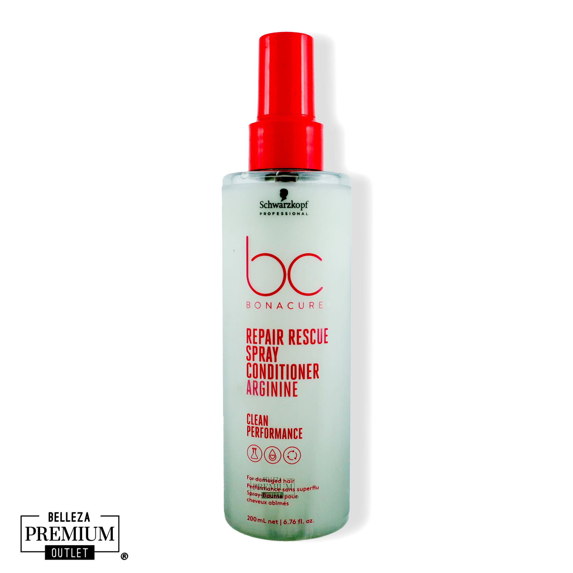 Schwarzkopf Professional BC Repair Rescue Spray Conditioner Arginine 200ml – Reparación Instantánea y Fuerza Imparable para tu Cabello