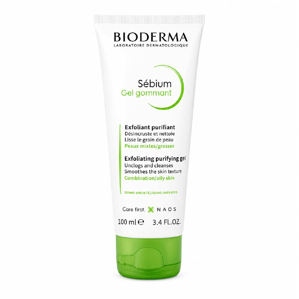 Bioderma Sébium Gel Gommant Exfoliating Purifying Gel 100ml – Gel Exfoliante Purificante para Piel Mixta a Grasa