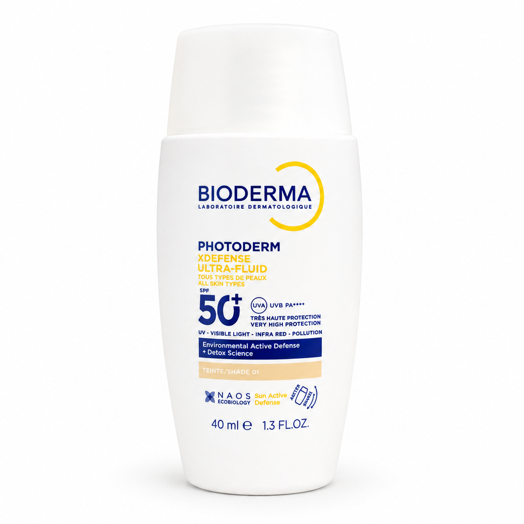 Bioderma PHT XDefense Ultrafluid SPF50+ T01 F40ML - Protector Solar Facial Antioxidante de Muy Alta Protección