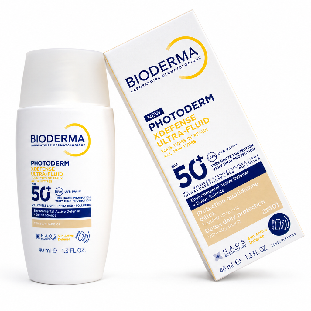 Bioderma PHT XDefense Ultrafluid SPF50+ T01 F40ML - Protector Solar Facial Antioxidante de Muy Alta Protección