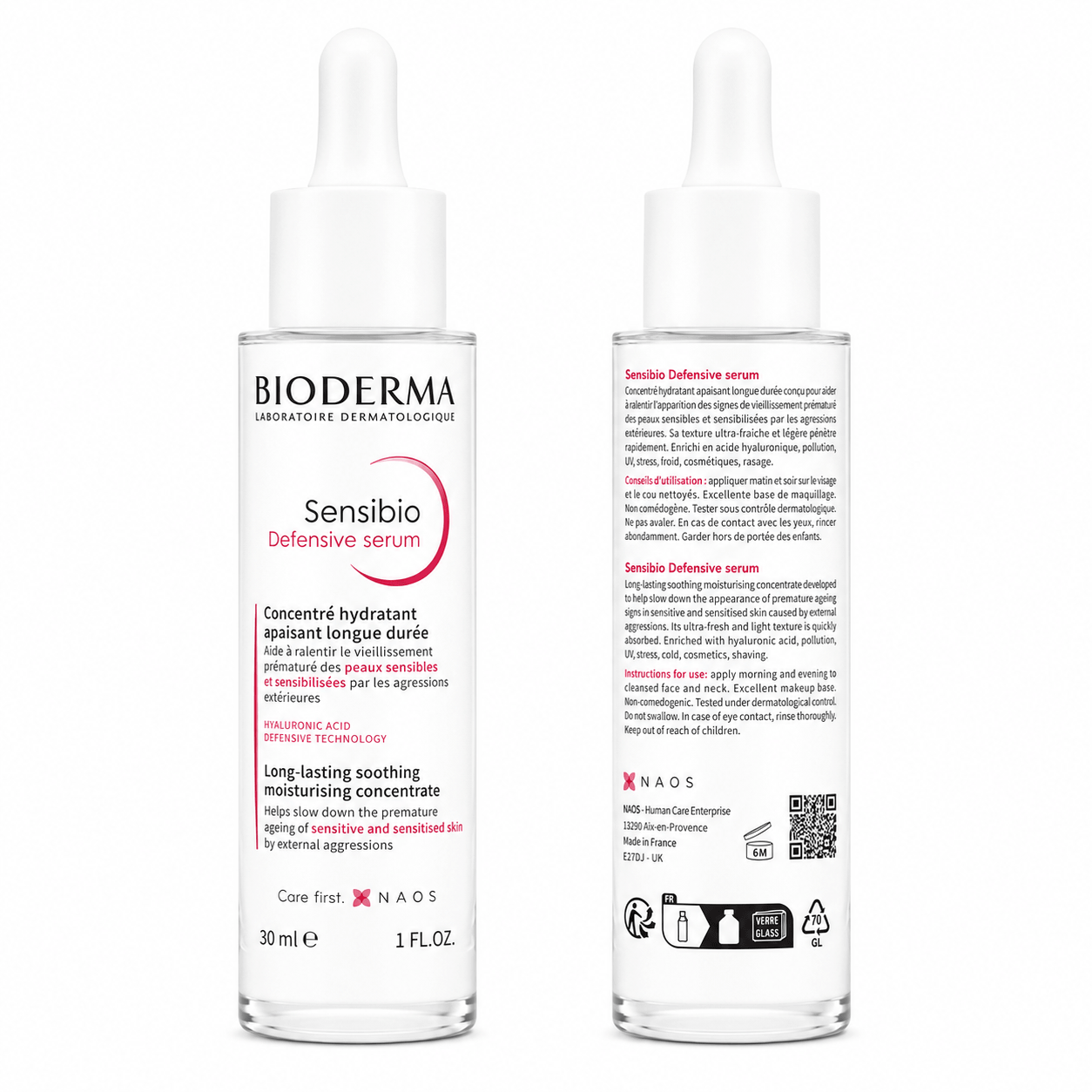 BIODERMA SENSIBIO DEFENSIVE SERUM 30ML: Serum para Piel Sensible