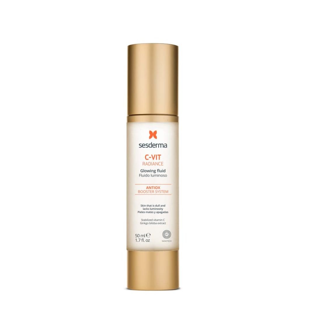 Sesderma C-Vit Radiance Glowing Fluid Daily Cream 50ml – Luminosidad y Energía Diaria para una Piel Radiante