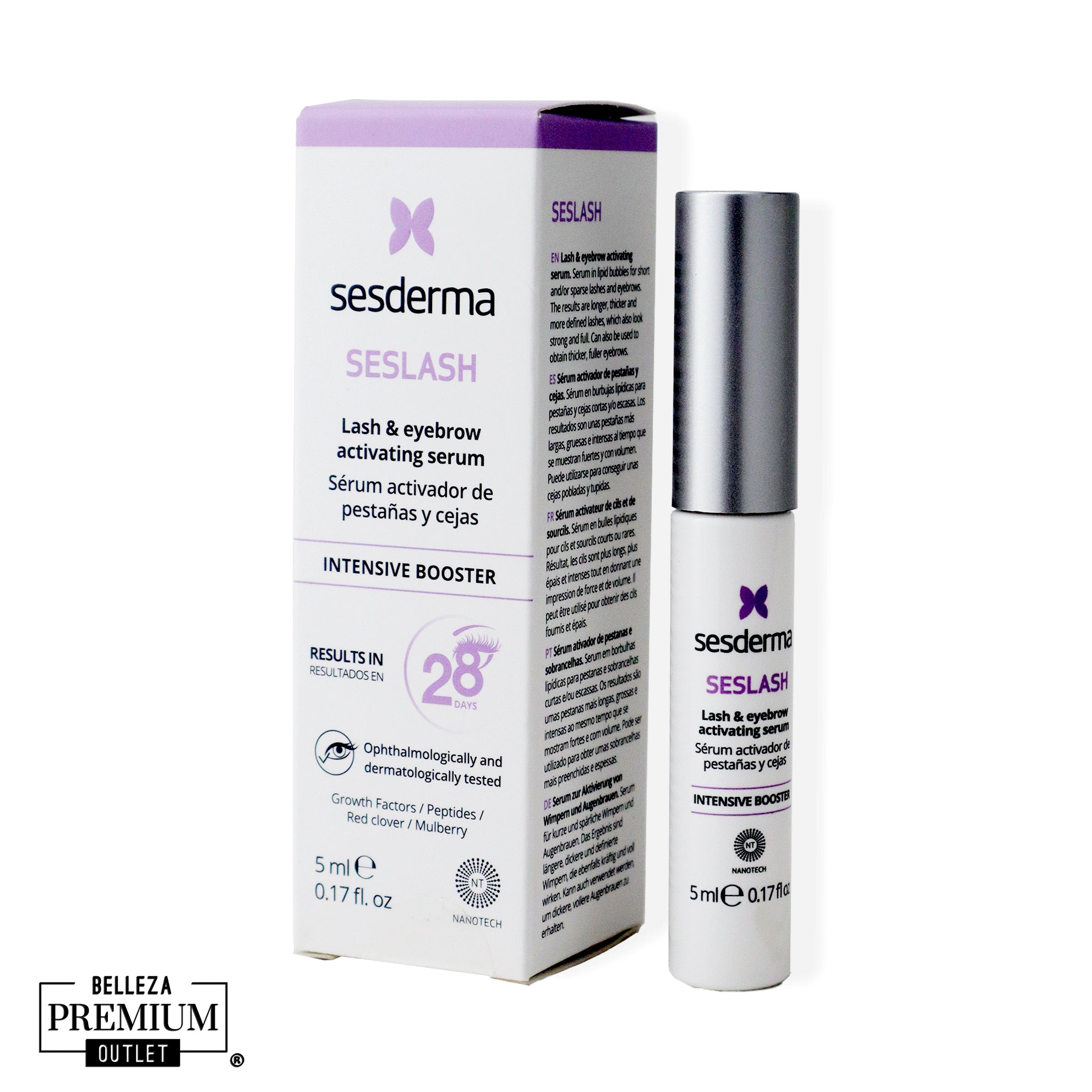 Sesderma Seslash Serum Activador de Crecimiento de Pestañas y Cejas 5ml
