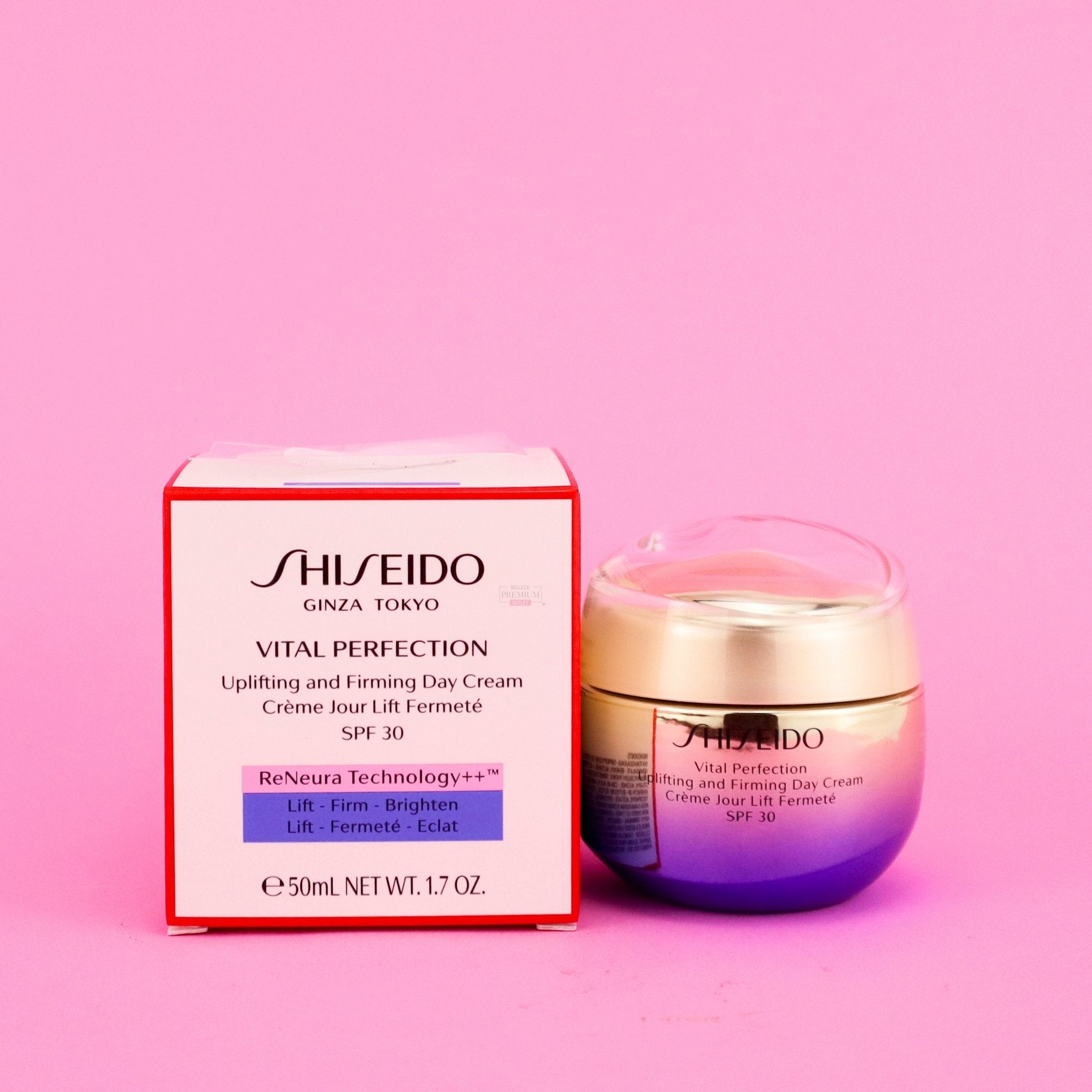 Shiseido Vital Perfection Uplifting and Firming Day Cream 50ml – Lifting Diario y Firmeza Instantánea