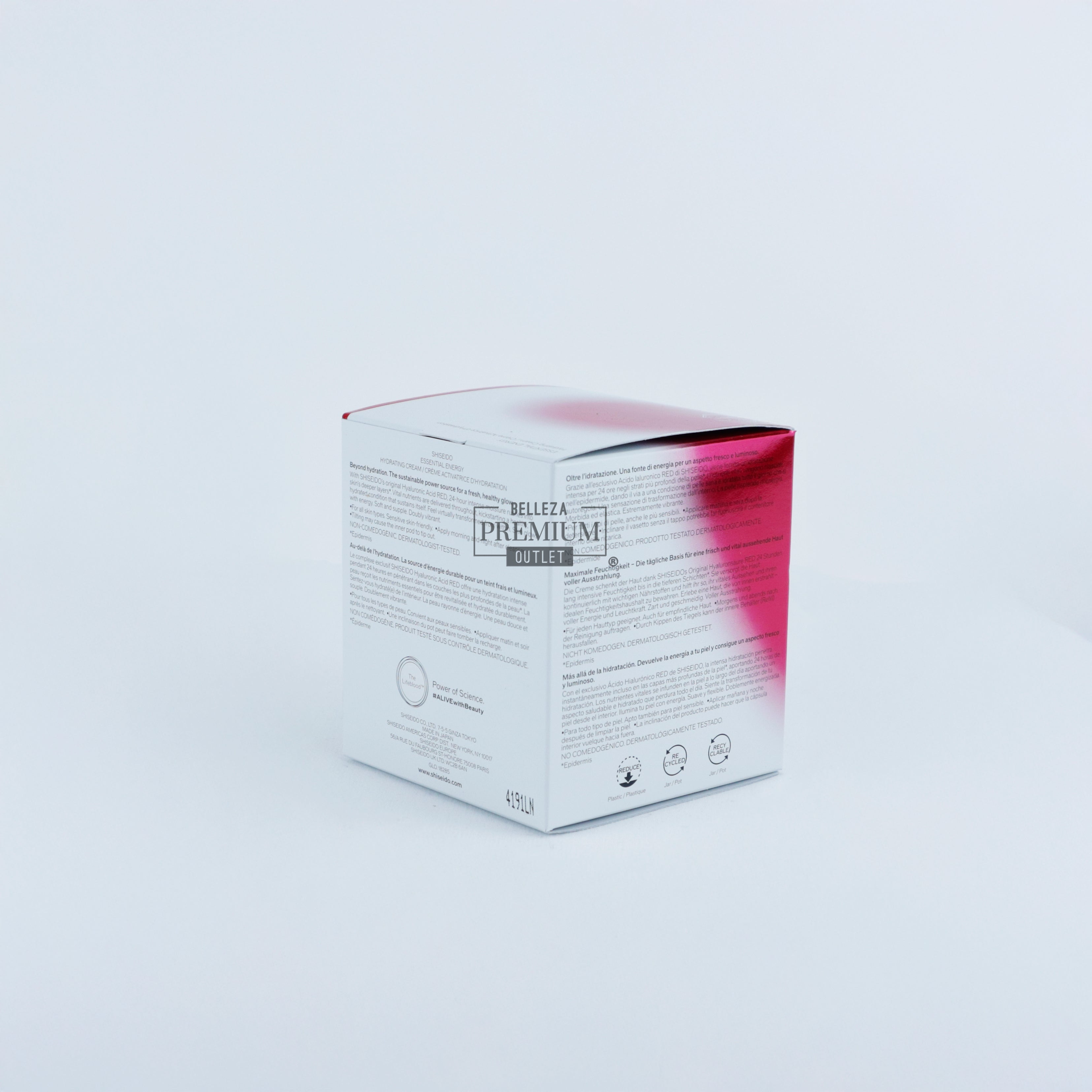 Shiseido Essential Energy Hydrating Cream 50ml – Hidratación Inteligente, Piel Radiante Todos los Días