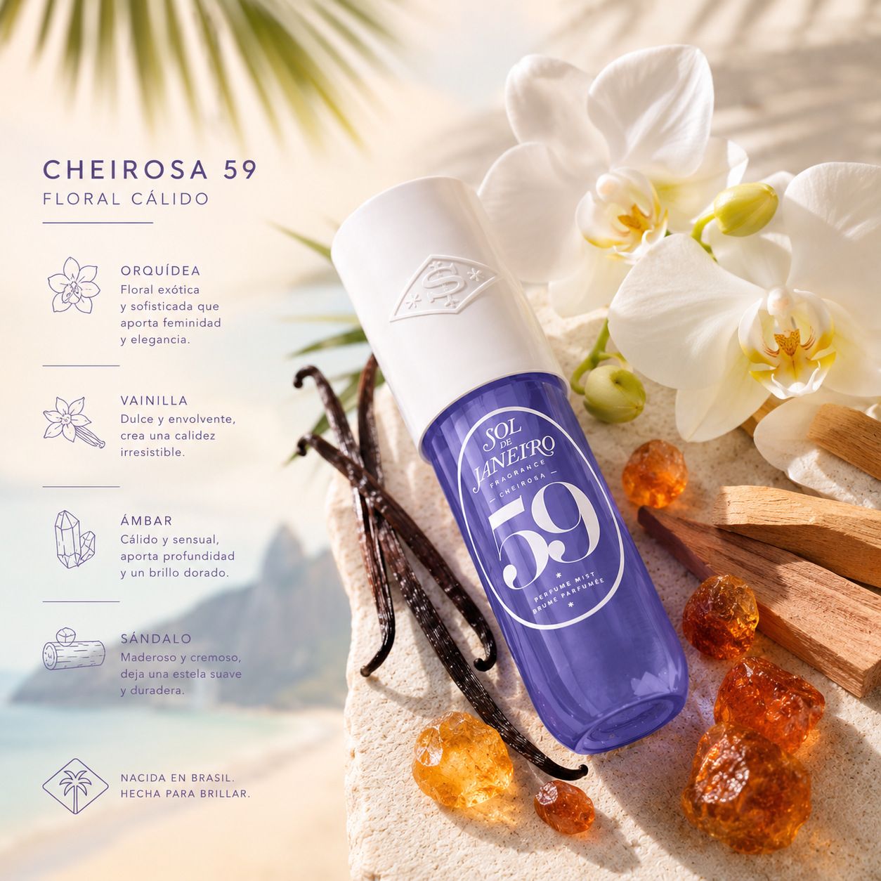 Sol De Janeiro 59 Brazilian-Perfume mist Floral Cálido (90ml)