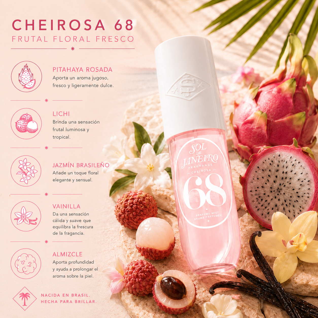 Sol De Janeiro 68 Brazilian-Perfume mist Frutal Floral (90ml)