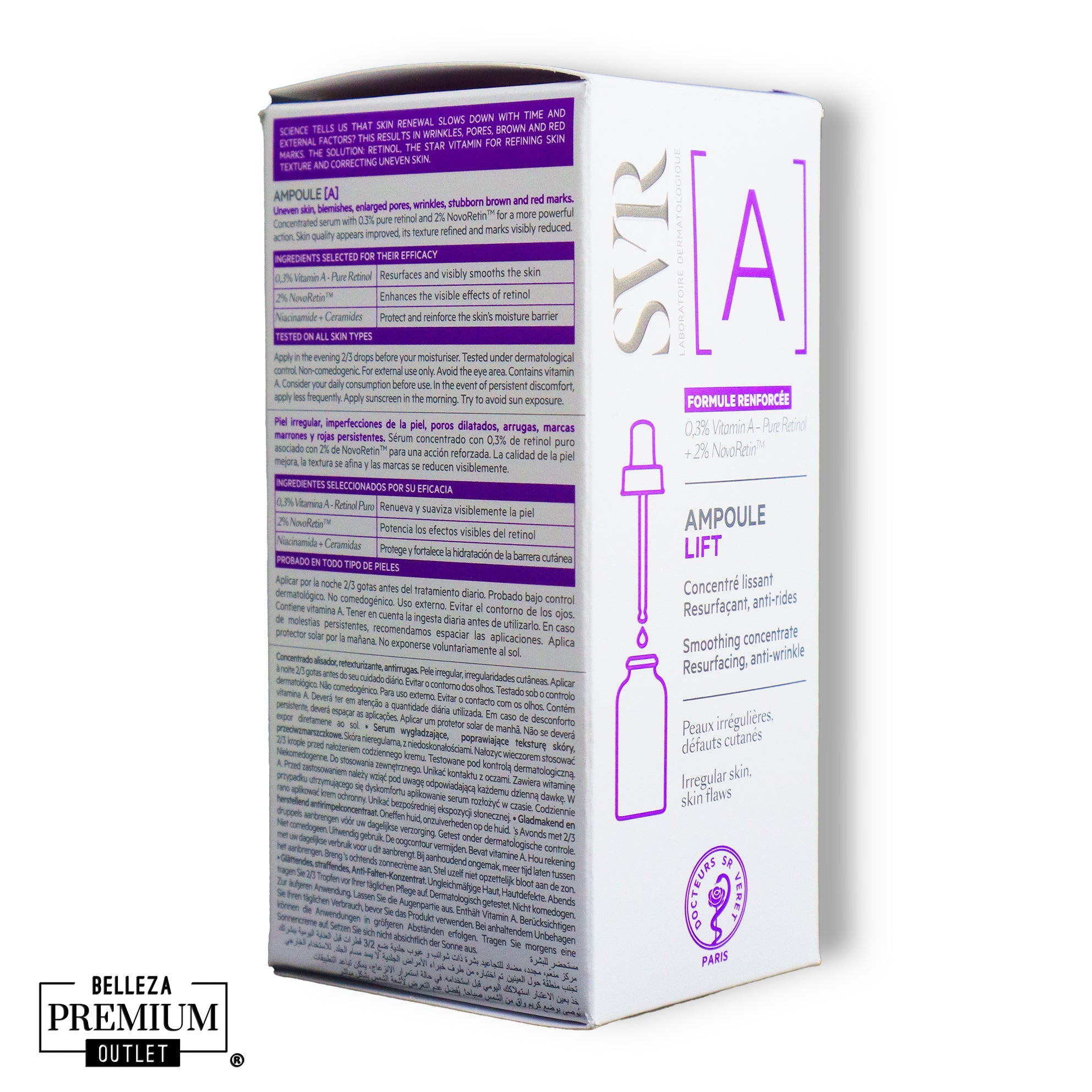 SVR Ampoule A 30ml – La Potencia de la Vitamina A para una Piel Radiante