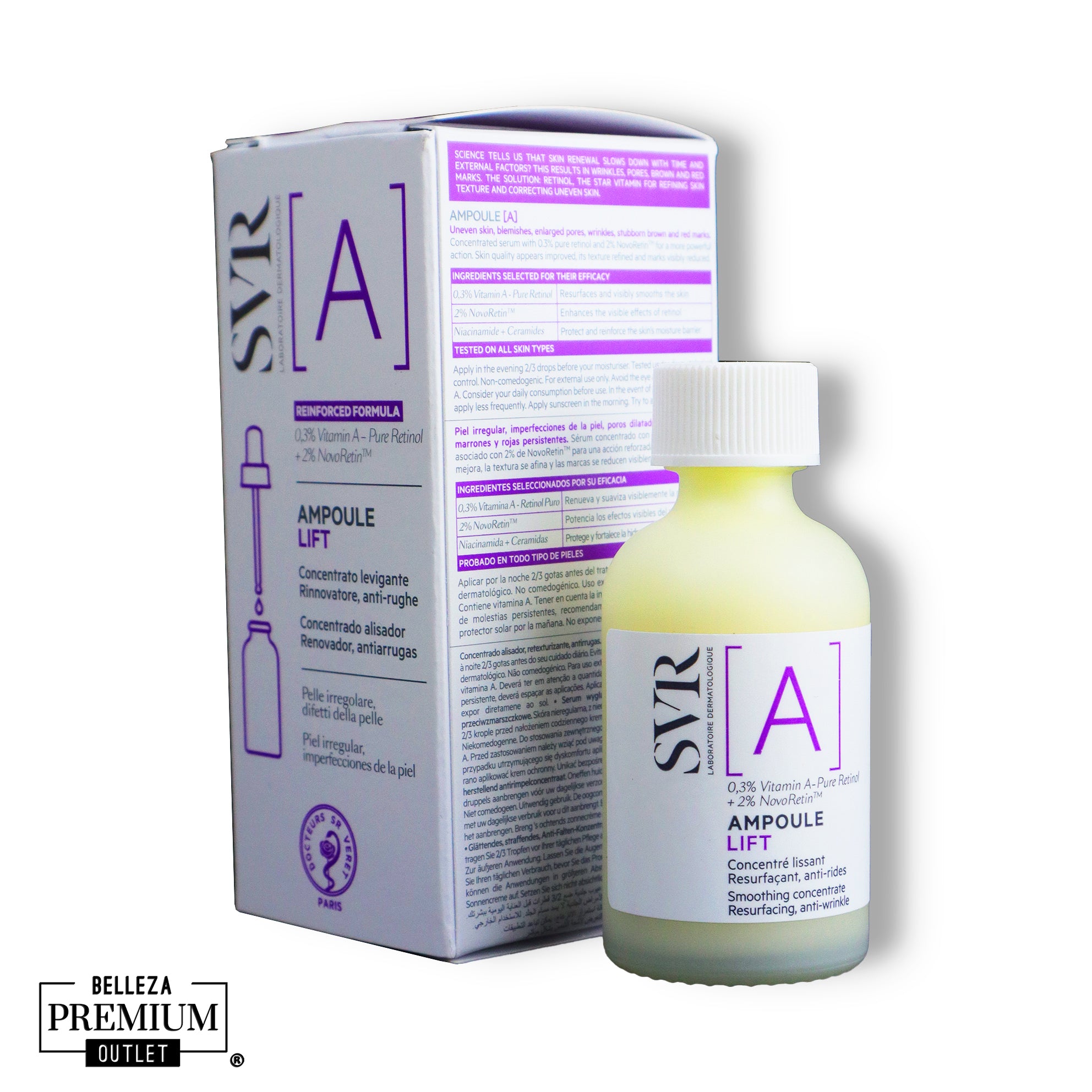 SVR Ampoule A 30ml – La Potencia de la Vitamina A para una Piel Radiante