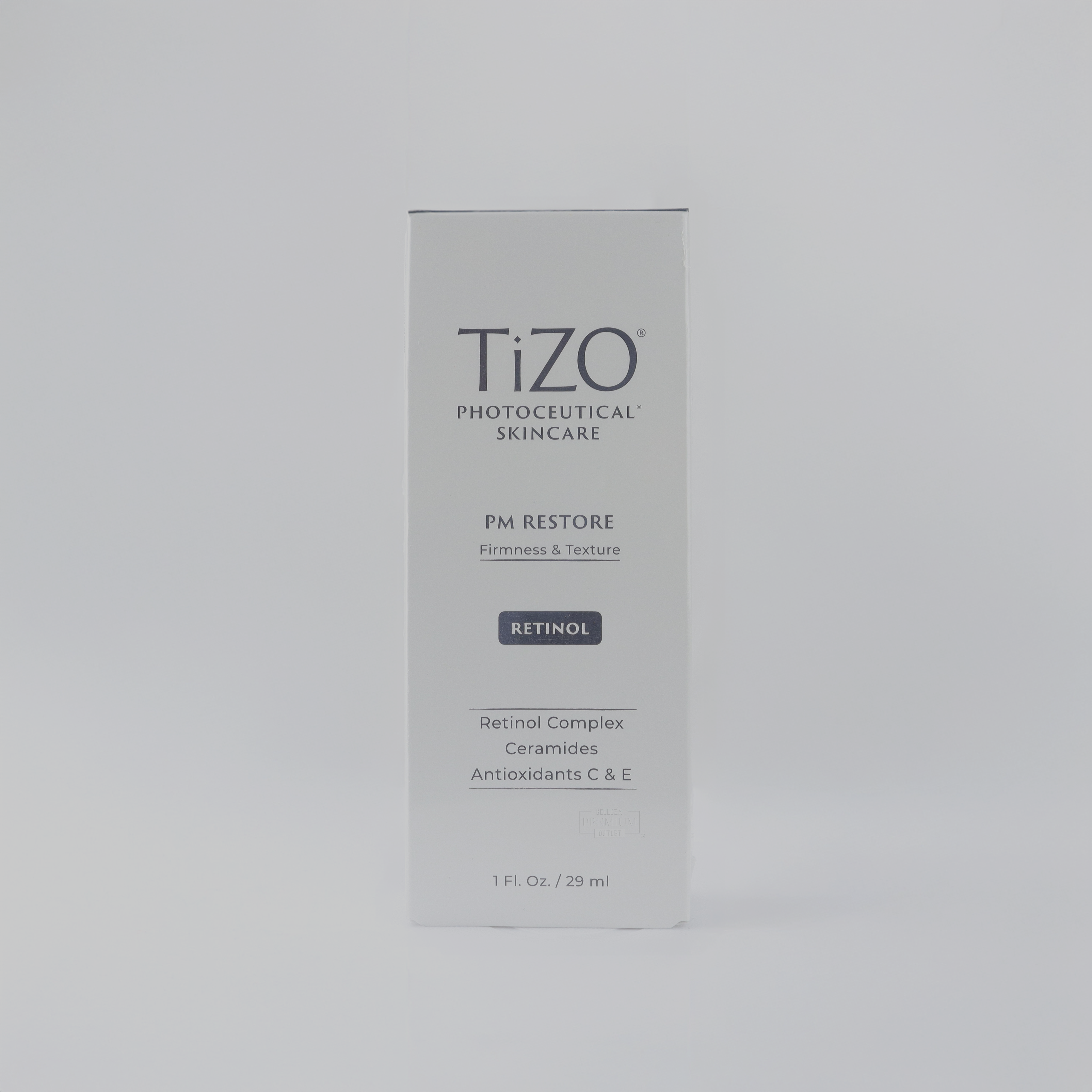 TiZO Photoceutical PM Restore Firmeza y Textura 29ml: El Tratamiento Novedoso para una Piel Más Firme y con Textura Uniforme