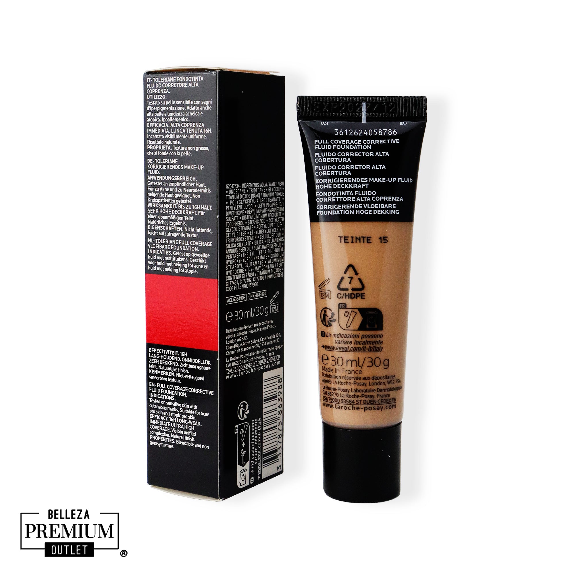 La Roche-Posay Toleriane Full Coverage Foundation 15