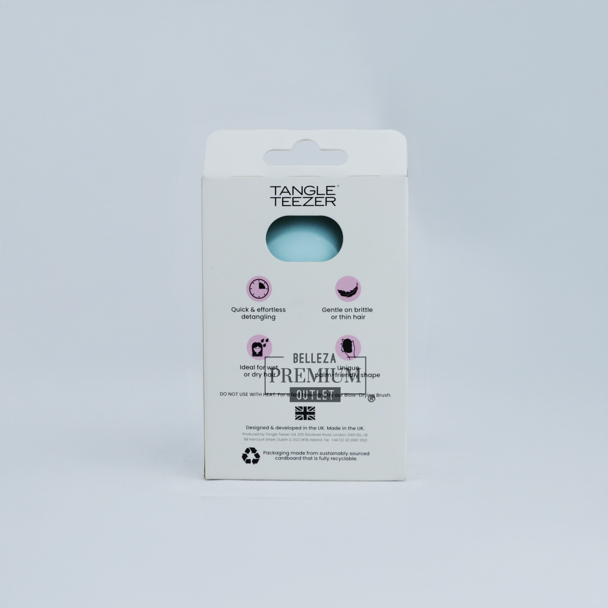 Tangle Teezer Original Fine & Fragile Mint Lilac: Un diseño increíble para el cabello más delicado – ¡Solo en tu tienda confiable de belleza!
