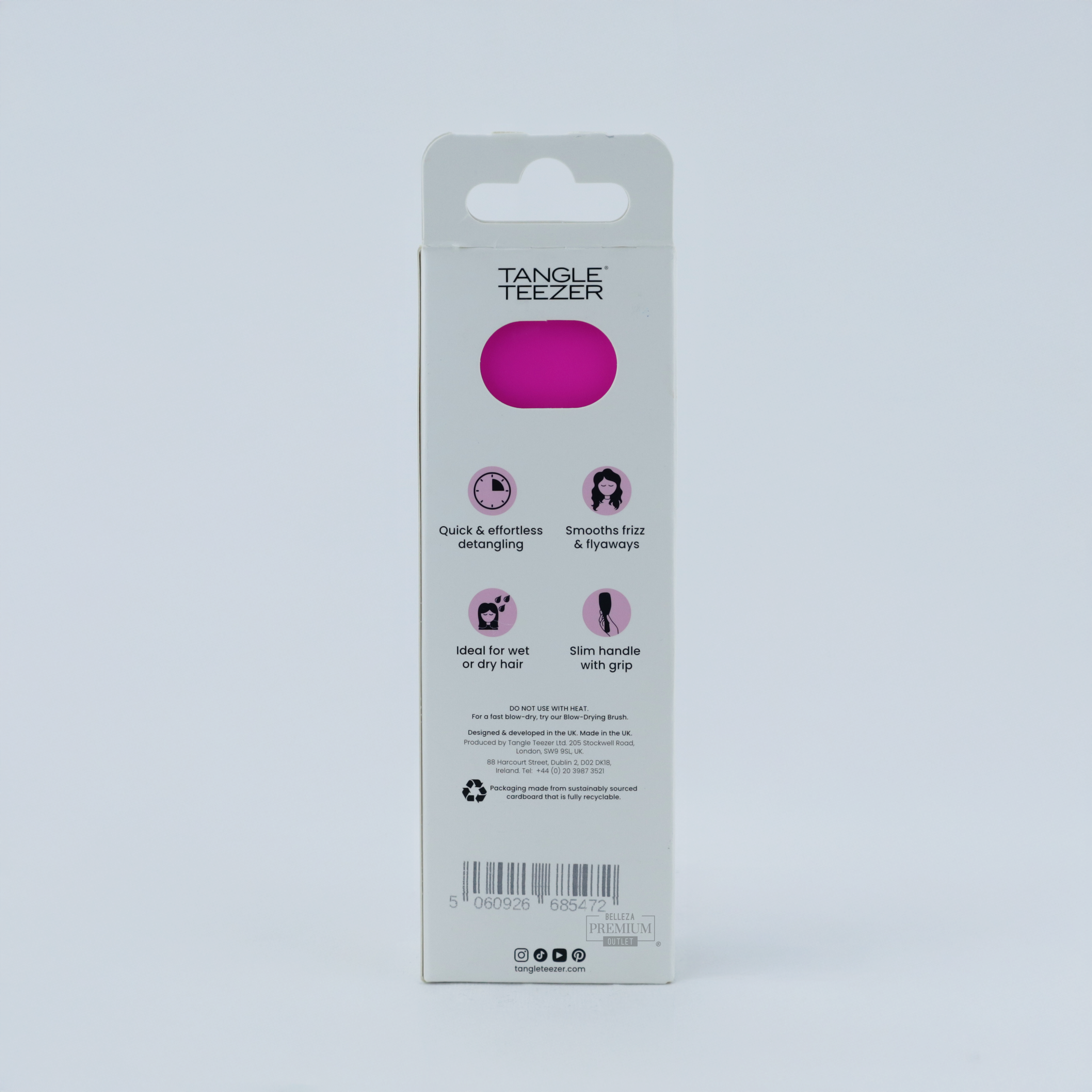 Tangle Teezer The Ultimate Detangler Mini Runway PinkTangle Teezer The Ultimate Detangler Mini – Runway Pink | Desenreda Con Estilo, Donde Vayas