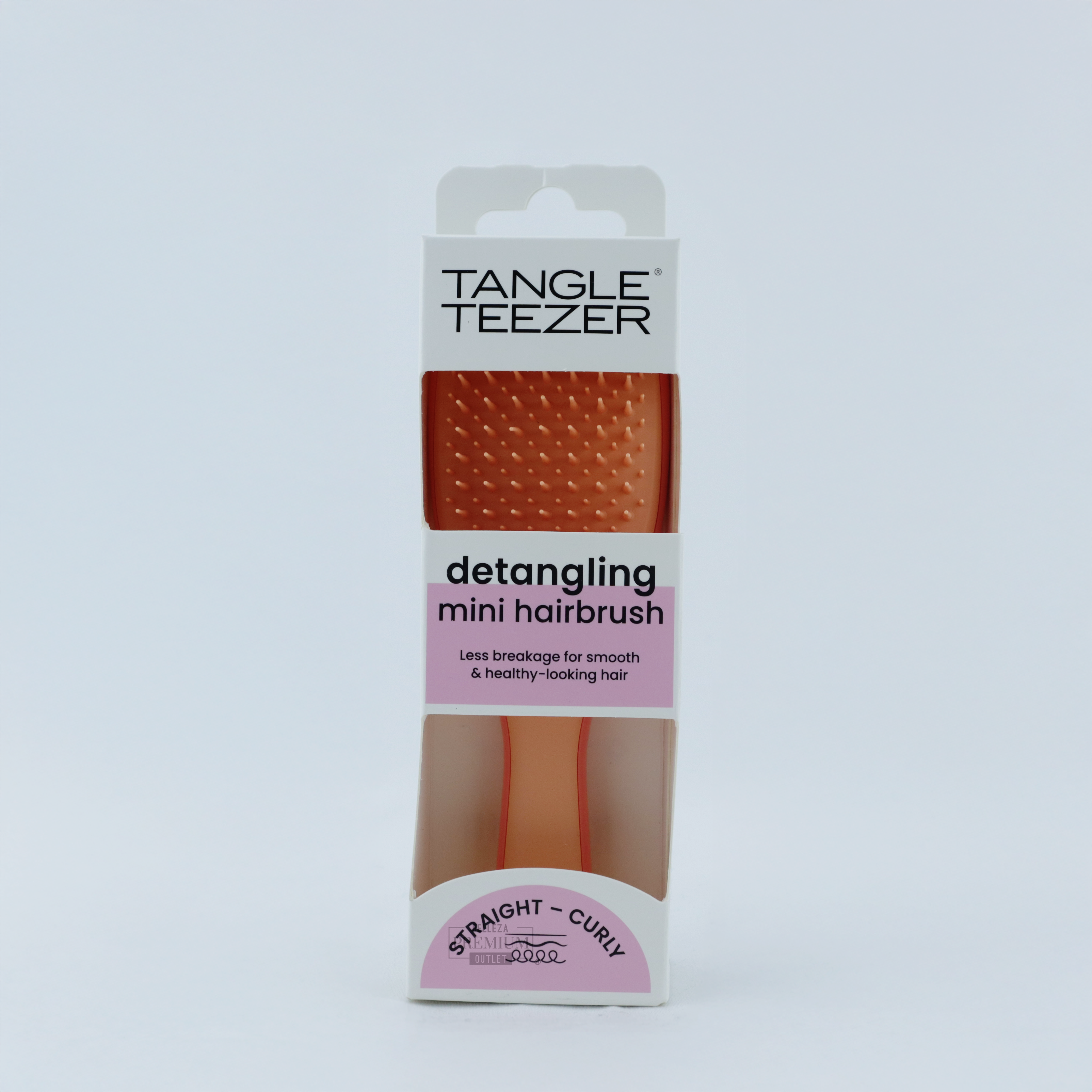 Tangle Teezer The Ultimate Detangler Mini – Salmon Pink Apricot | Desenreda Sin Esfuerzo, Vayas Donde Vayas