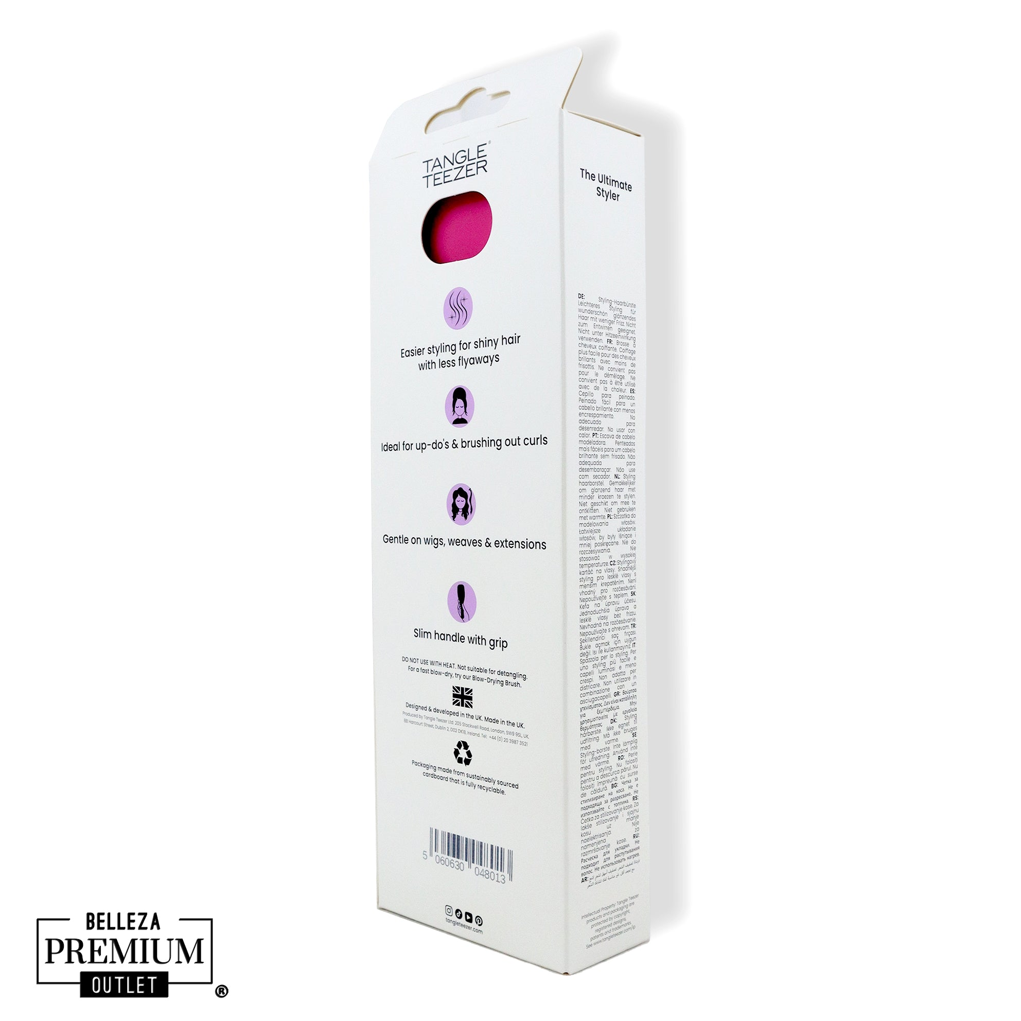 Tangle Teezer The Ultimate Styler Sweet Pink – Estilo Profesional y Cabello Suave al Instante