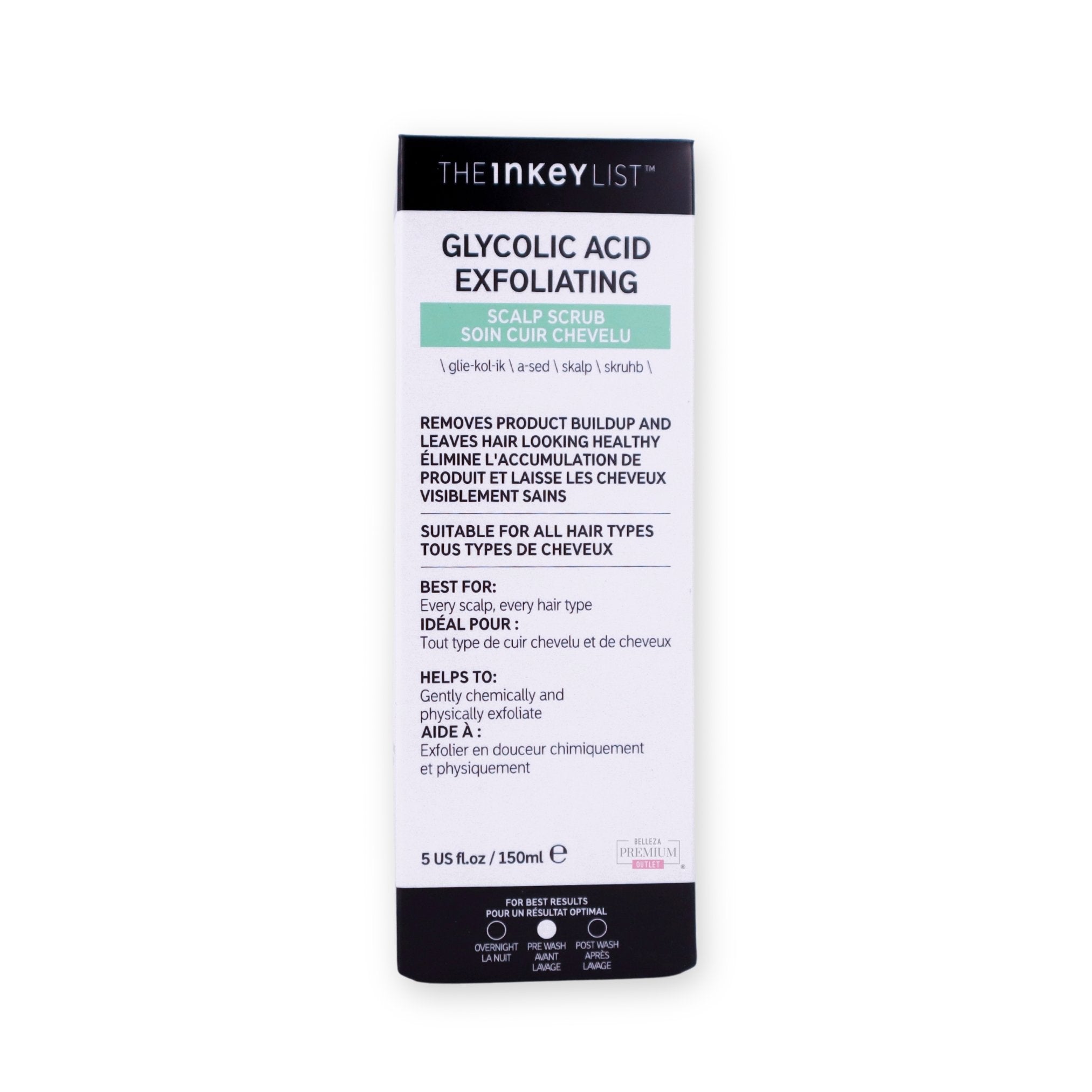 The Inkey List Glycolic Acid Scalp Scrub 150ml – Renovación y Salud Capilar