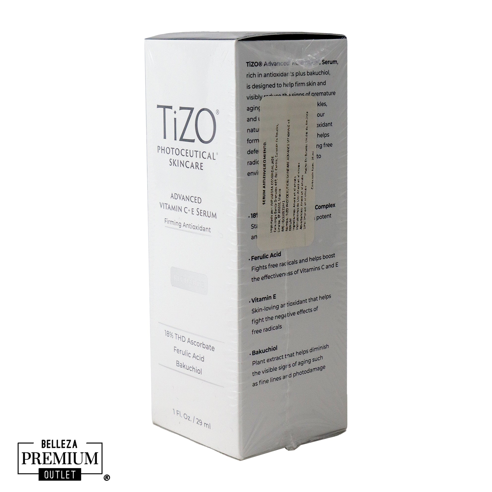 TiZO Photoceutical Skincare Advance Vitamin C + E Serum 29 ml
