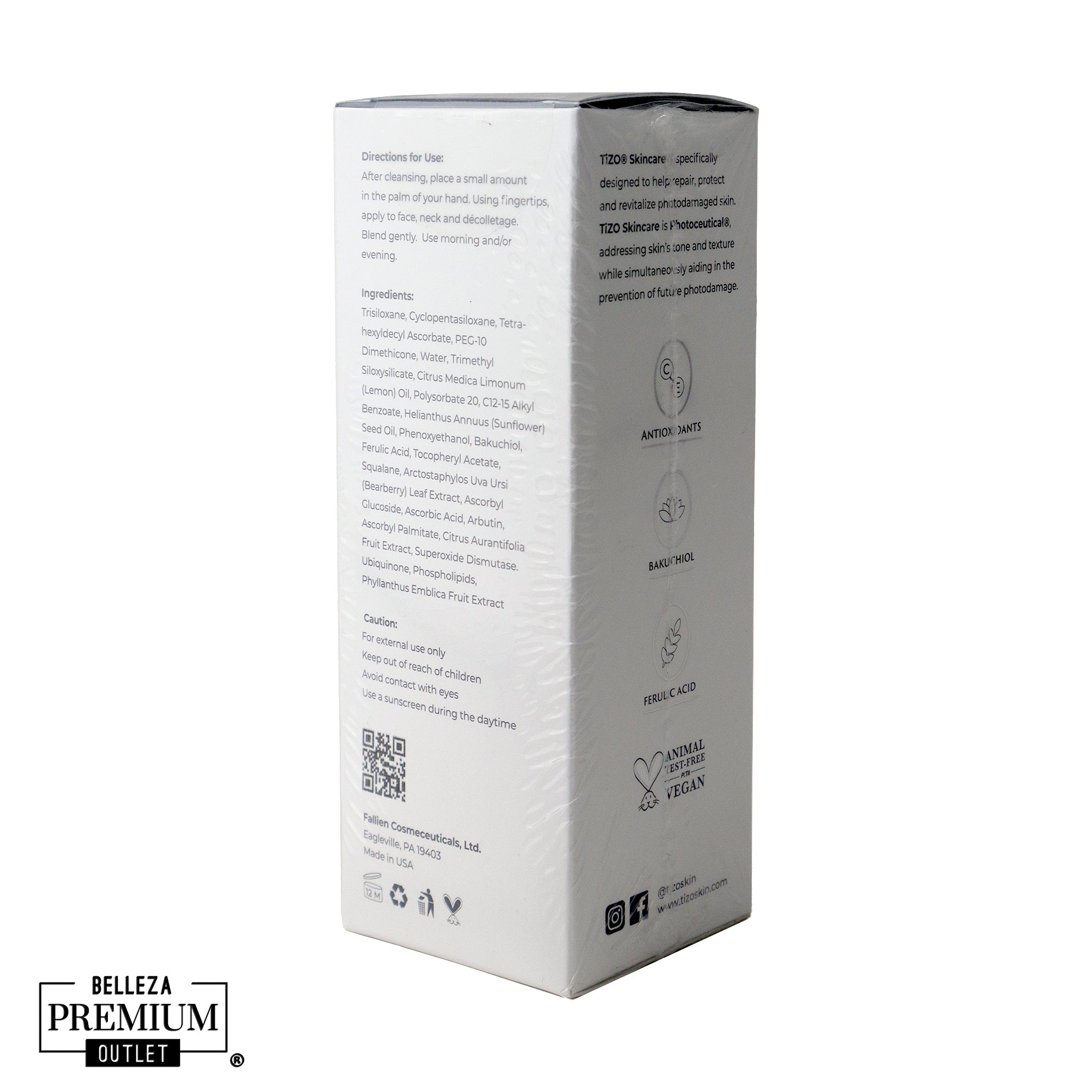 TiZO Photoceutical Skincare Advance Vitamin C + E Serum 29 ml