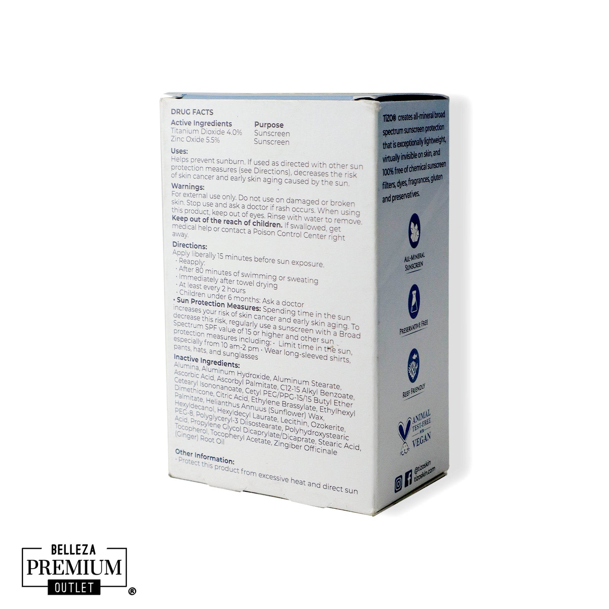 TiZO Sunscreen Stick 30ml Tinted