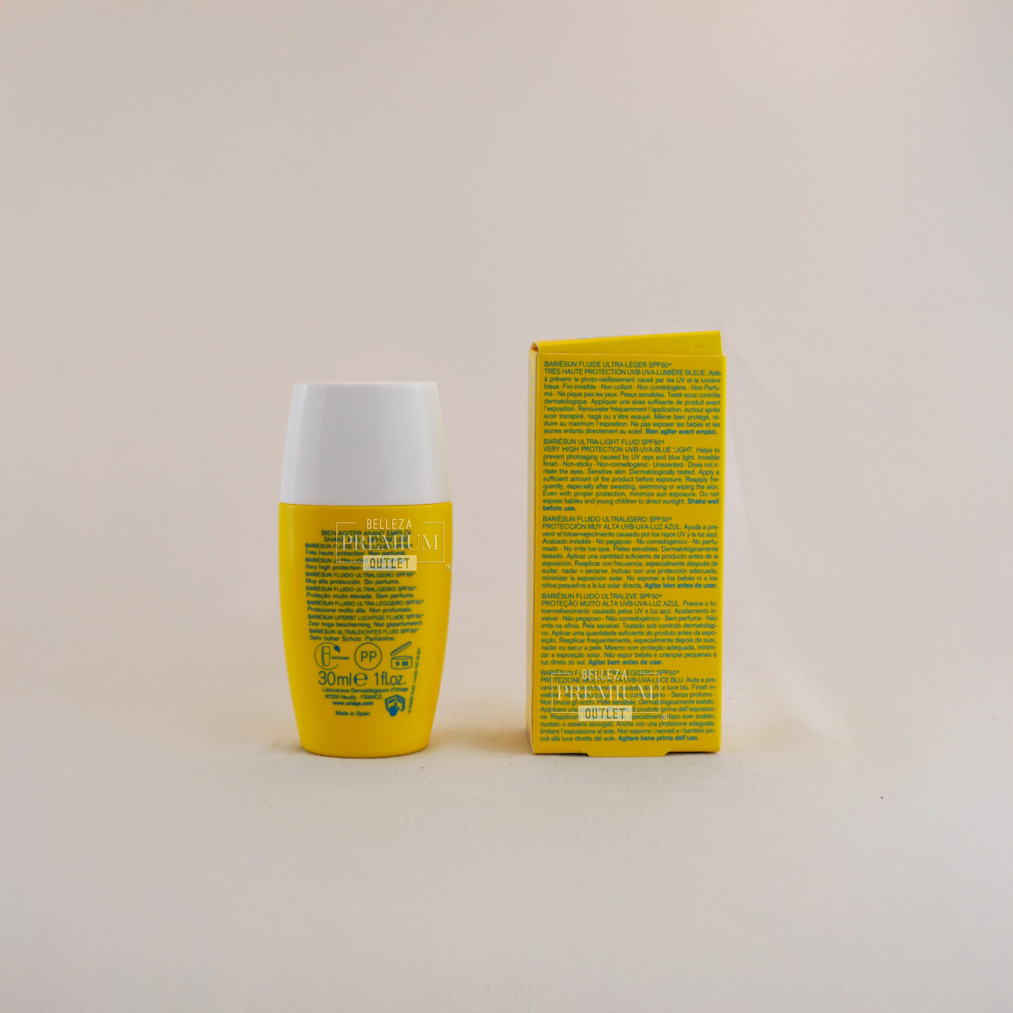 URIAGE BARIESUN FLUIDE ULTRA LIGHT SPF50+ 30ML: Protección Invisible, Confort Total