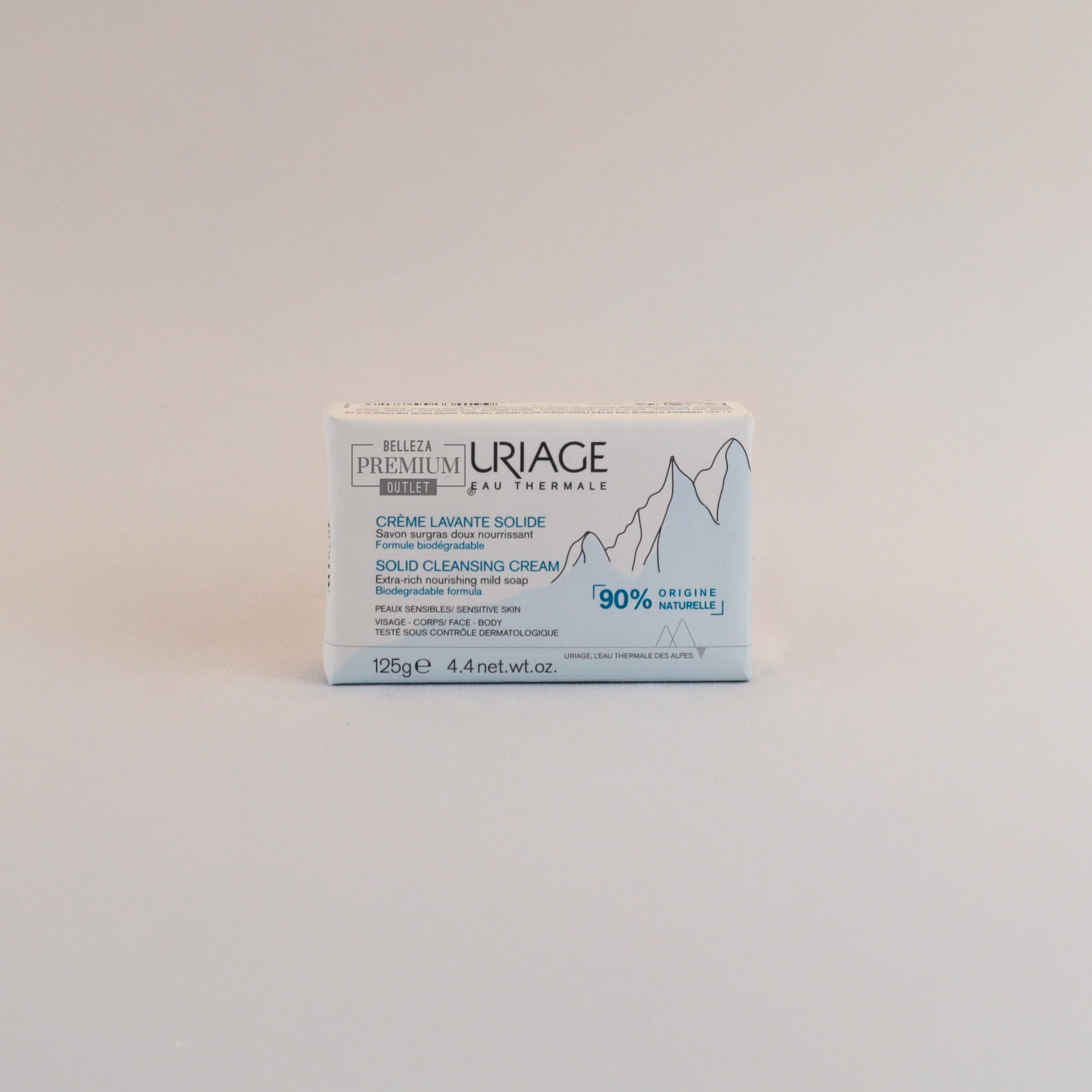 URIAGE SOLID CLEANSING CREAM 125G: Limpieza Ultra Suave y Nutritiva en Cada Pastilla