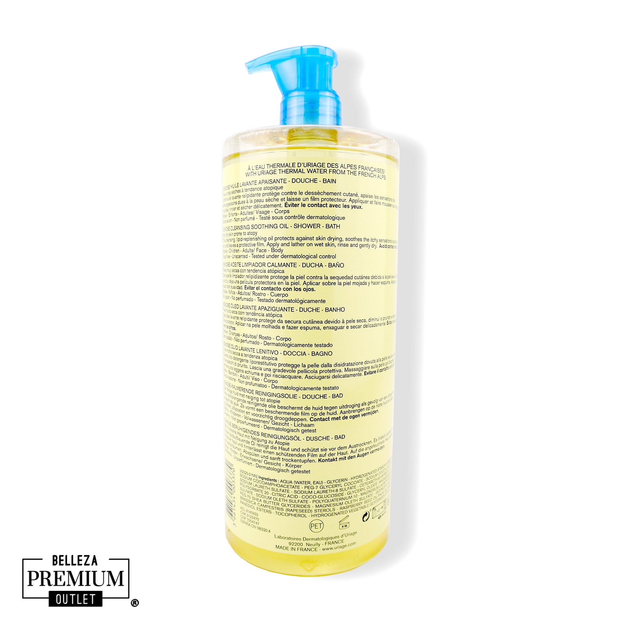 URIAGE XEMOSE HUILE LAVANTE APAISANTE 1L