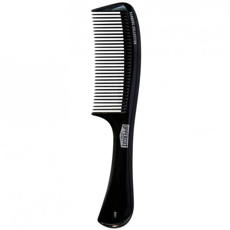 Uppercut Deluxe BB7 Styling Comb Black Hard Rubber