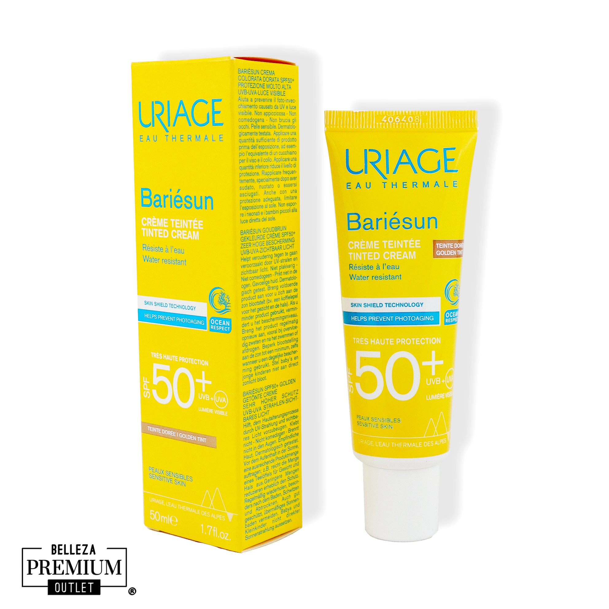 Uriage Bariesun Crème Dorée SPF50+ 50 ml