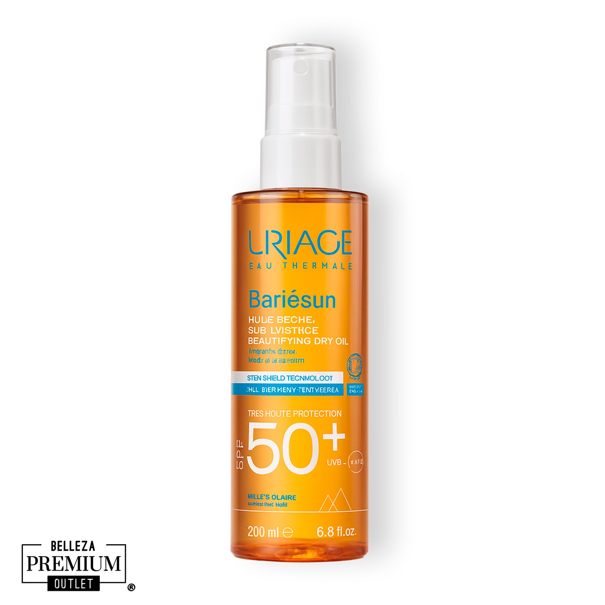 Uriage Bariesun Huile Sèche SPF50+ 200ml – Protección Solar Máxima con Acabado Seco y Radiante