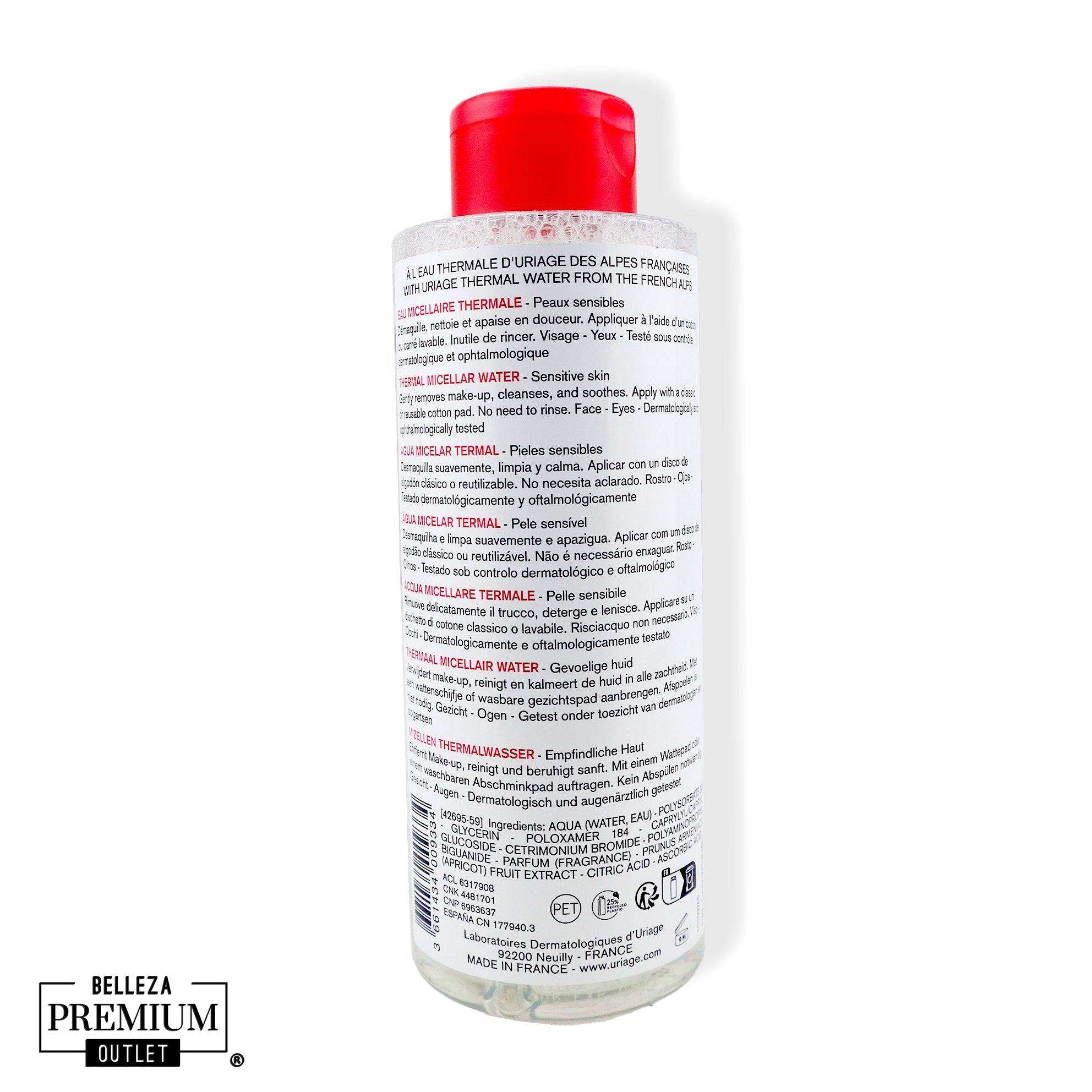 Uriage Eau Micellaire Sensitive 500ml