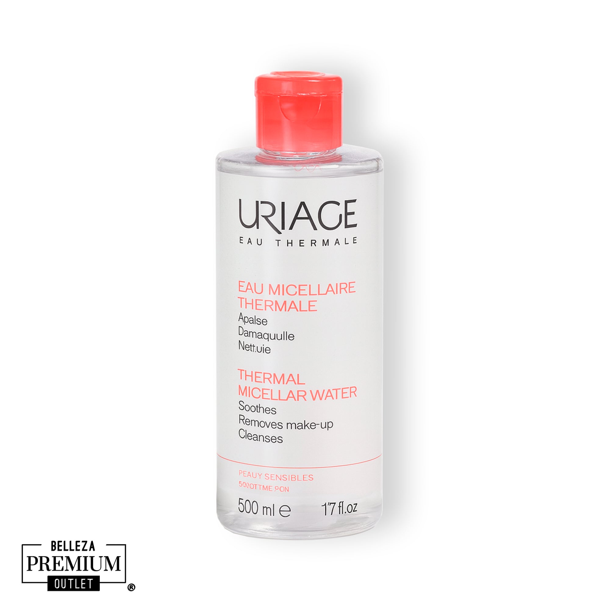 Uriage Eau Micellaire Sensitive 500ml – Limpieza Suave y Eficaz para Piel Sensible