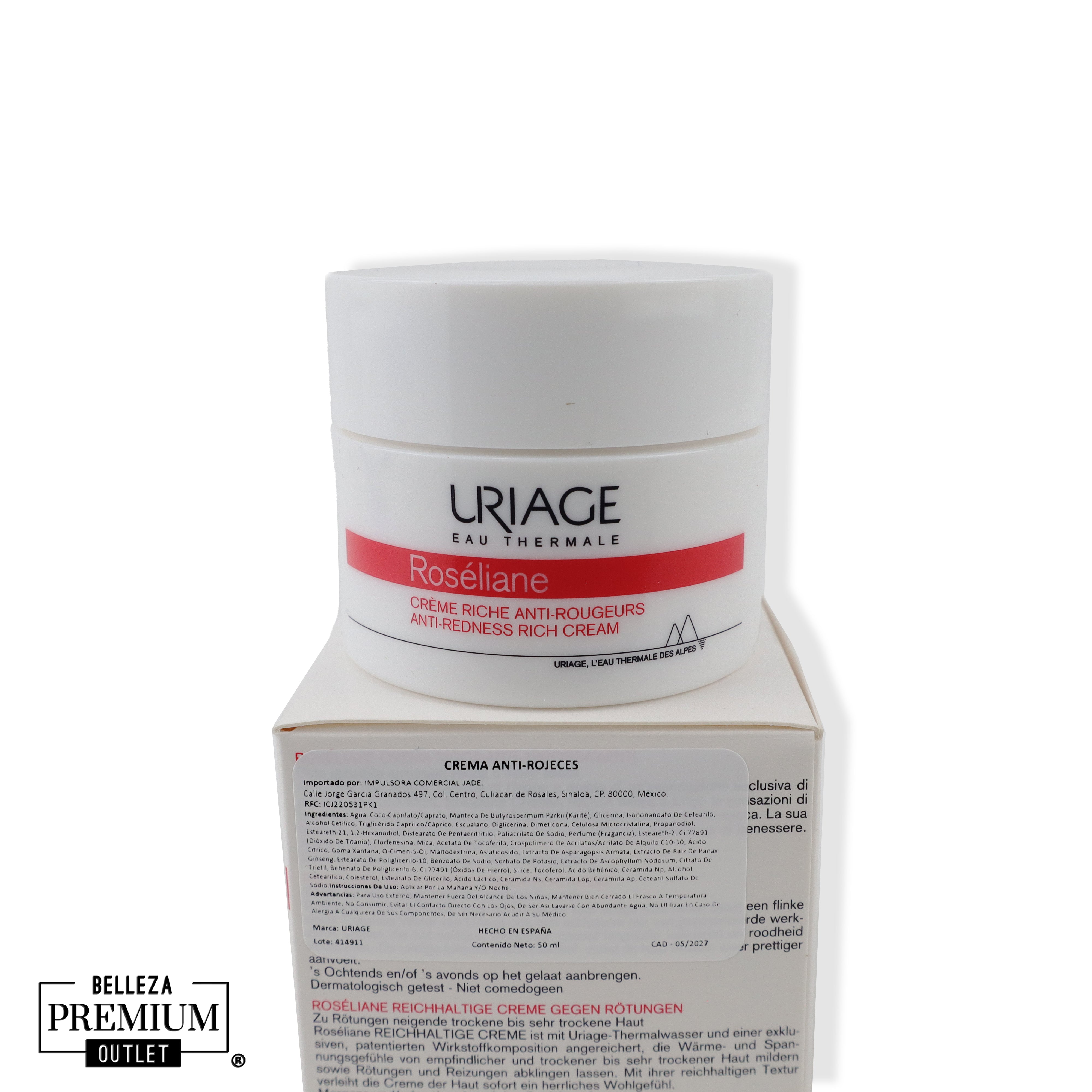 Uriage Roséliane Crème Riche P 50ml: Una Hidratación Fenomenal para Tu Piel Sensible