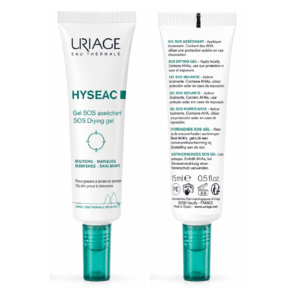 URIAGE HYSEAC-Gel secante 15ml