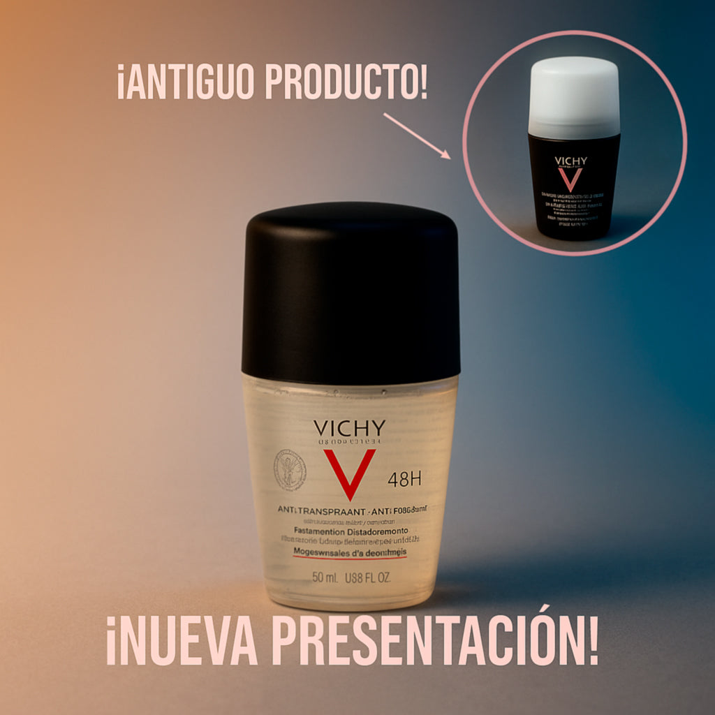 Vichy Homme Anti-Transpirant Anti-Irritation 48H 50ml – Protección y Confort Duradero para Hombres