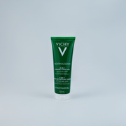 Vichy Normaderm 3 en 1 Multi-Purpose 125ml – Limpiador, Exfoliante y Mascarilla Purificante para Piel con Imperfecciones