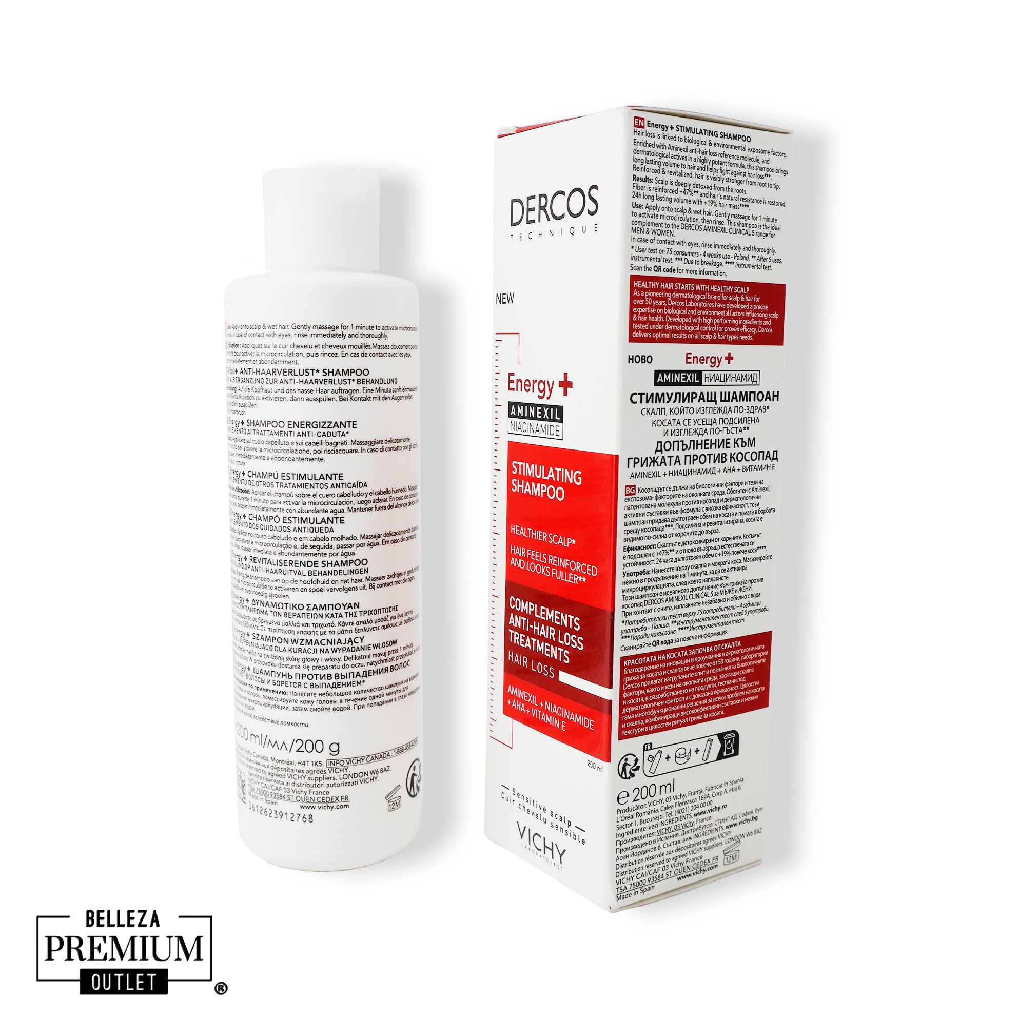 Vichy Dercos Energy+ Shampoo 200ml