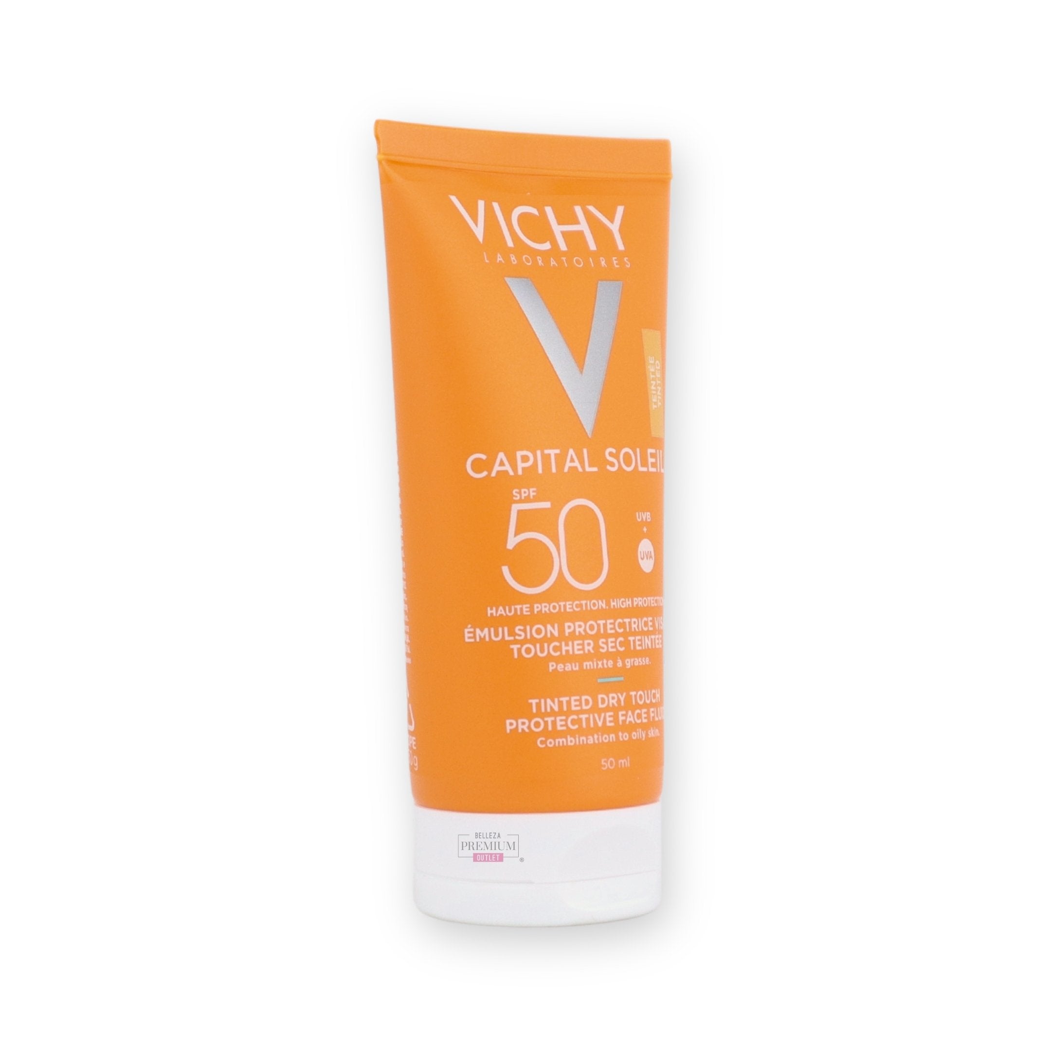 Vichy Capital Soleil BB Emulsion Toucher Sec Teintée SPF 50 - 50ml