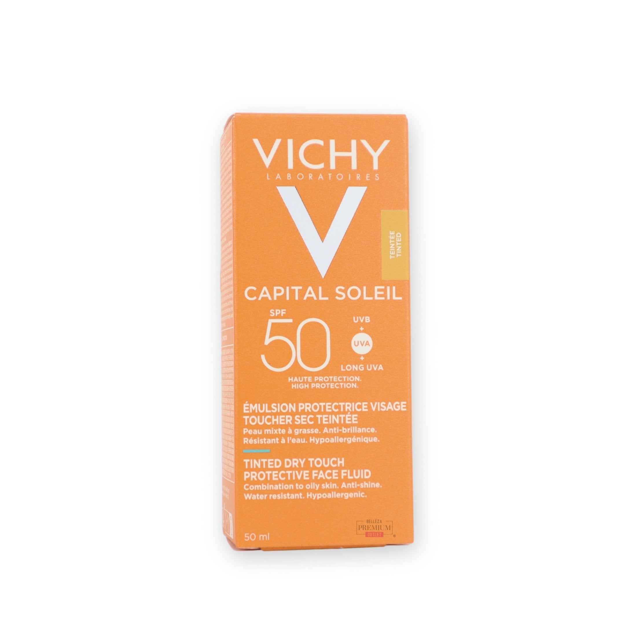 Vichy Capital Soleil BB Emulsion Toucher Sec Teintée SPF 50 - 50ml