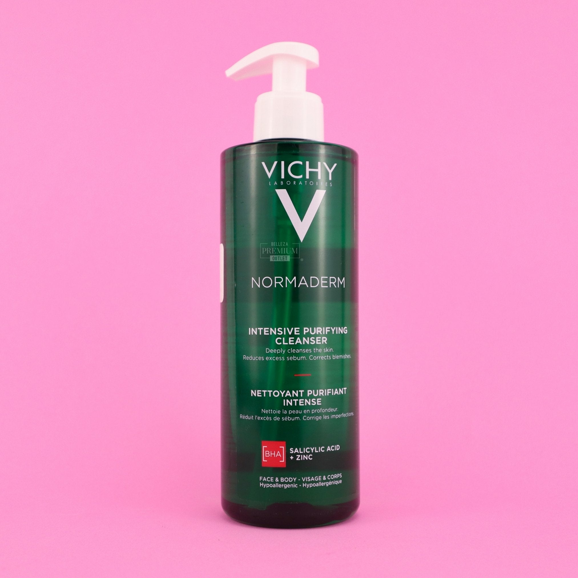 Vichy Normaderm Phytosolution Intensive Purifying Gel 400ml – Gel Limpiador Purificante para Piel Grasa y con Imperfecciones