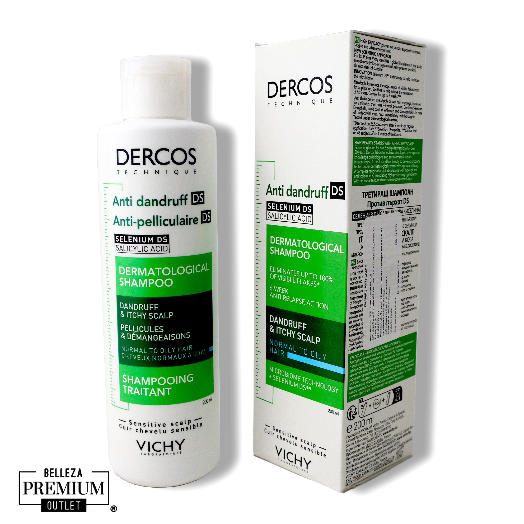 Vichy Dercos Anti Dandruff Treatment Shampoo Normal a Mixto 200ml