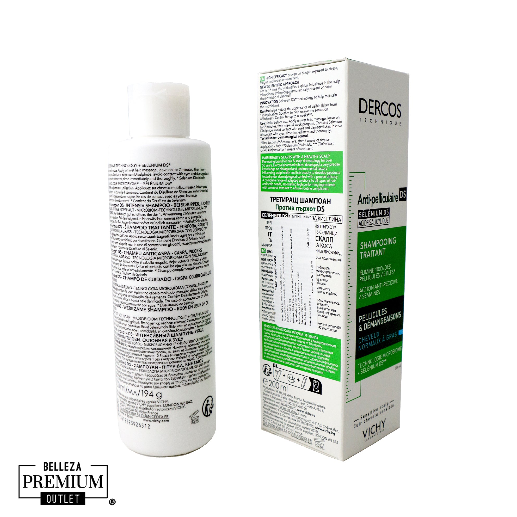 Vichy Dercos Anti Dandruff Treatment Shampoo Normal a Mixto 200ml