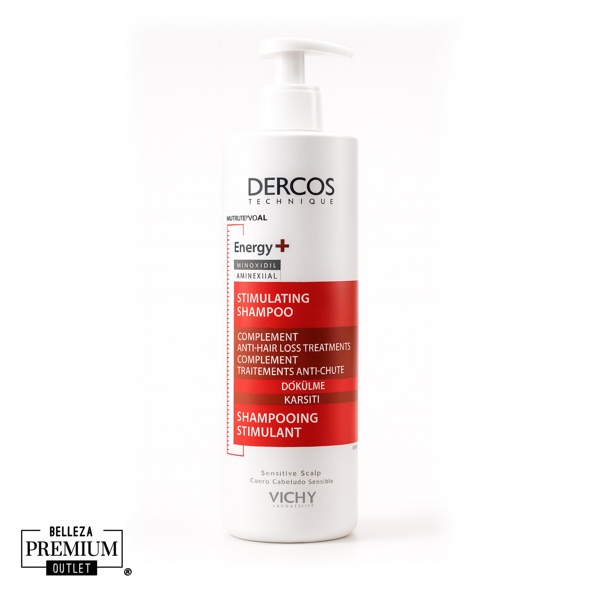 Vichy Dercos Energy+ Shampoo Stimulant 400ml – Fortalece y Revitaliza tu Cabello desde la Raíz