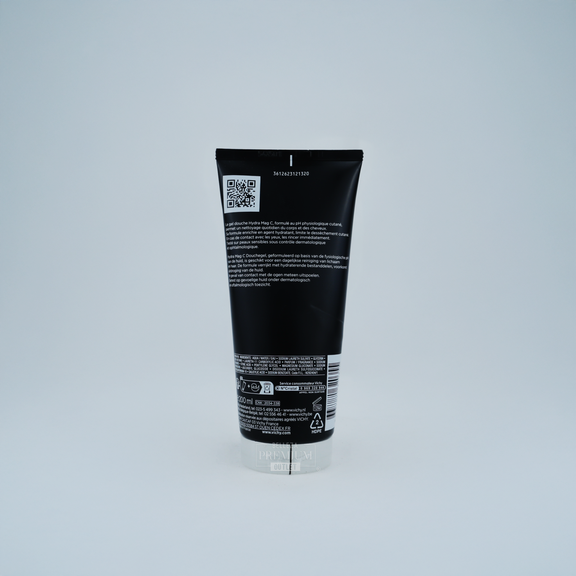 Vichy Homme Hydra Mag C Gel de Ducha 2 en 1 Cuerpo & Cabello – Energía, Frescura y Vitalidad para el Hombre Activo (200ml)